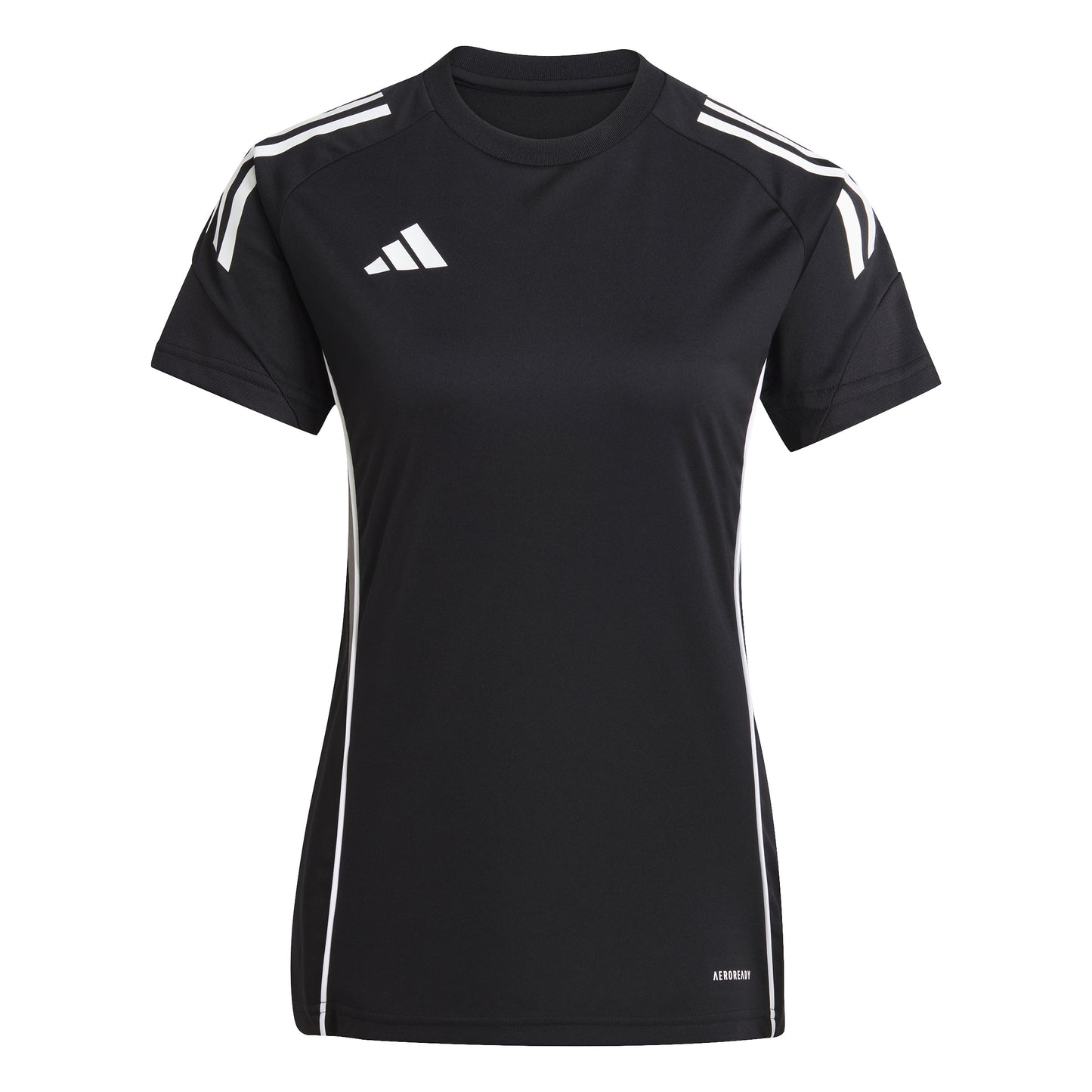 Adidas Womens Tiro 25 Competition SS Training Shirt Black/Team Grey Four