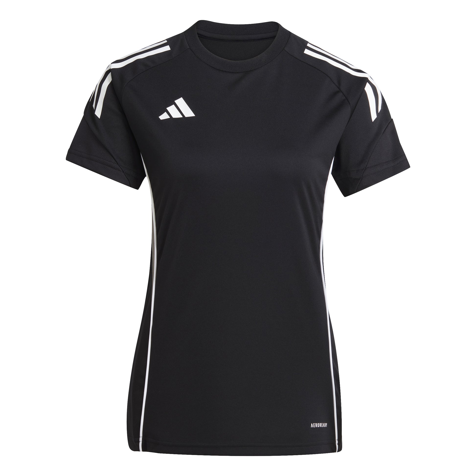Adidas Womens Tiro 25 Competition SS Training Shirt Black/Team Grey Four