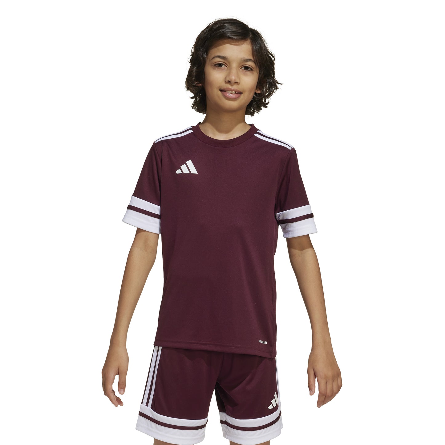 Adidas Squadra 25 SS Shirt - Team Maroon 2/White