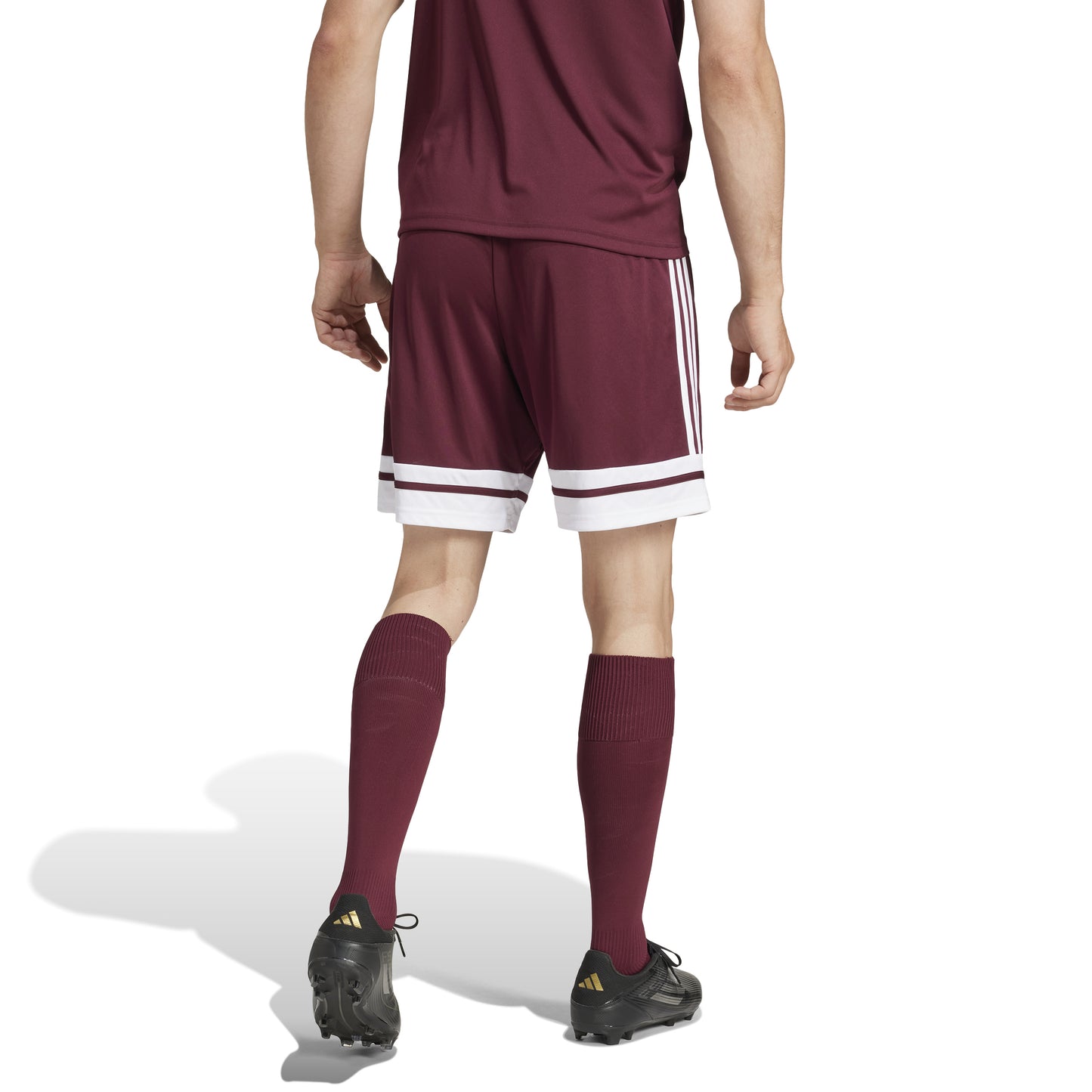 Adidas Squadra 25 Shorts - Team Maroon 2/White