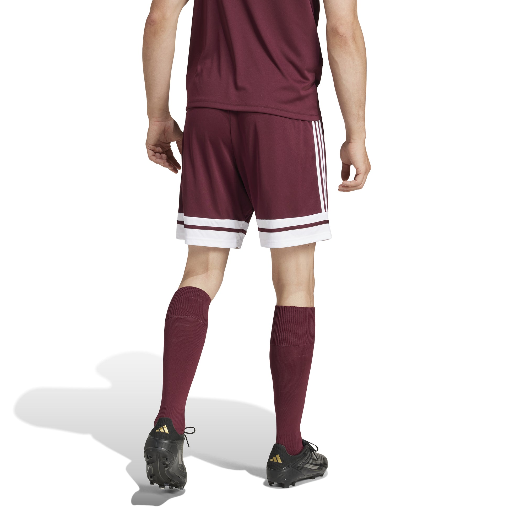 Adidas Squadra 25 Shorts - Team Maroon 2/White