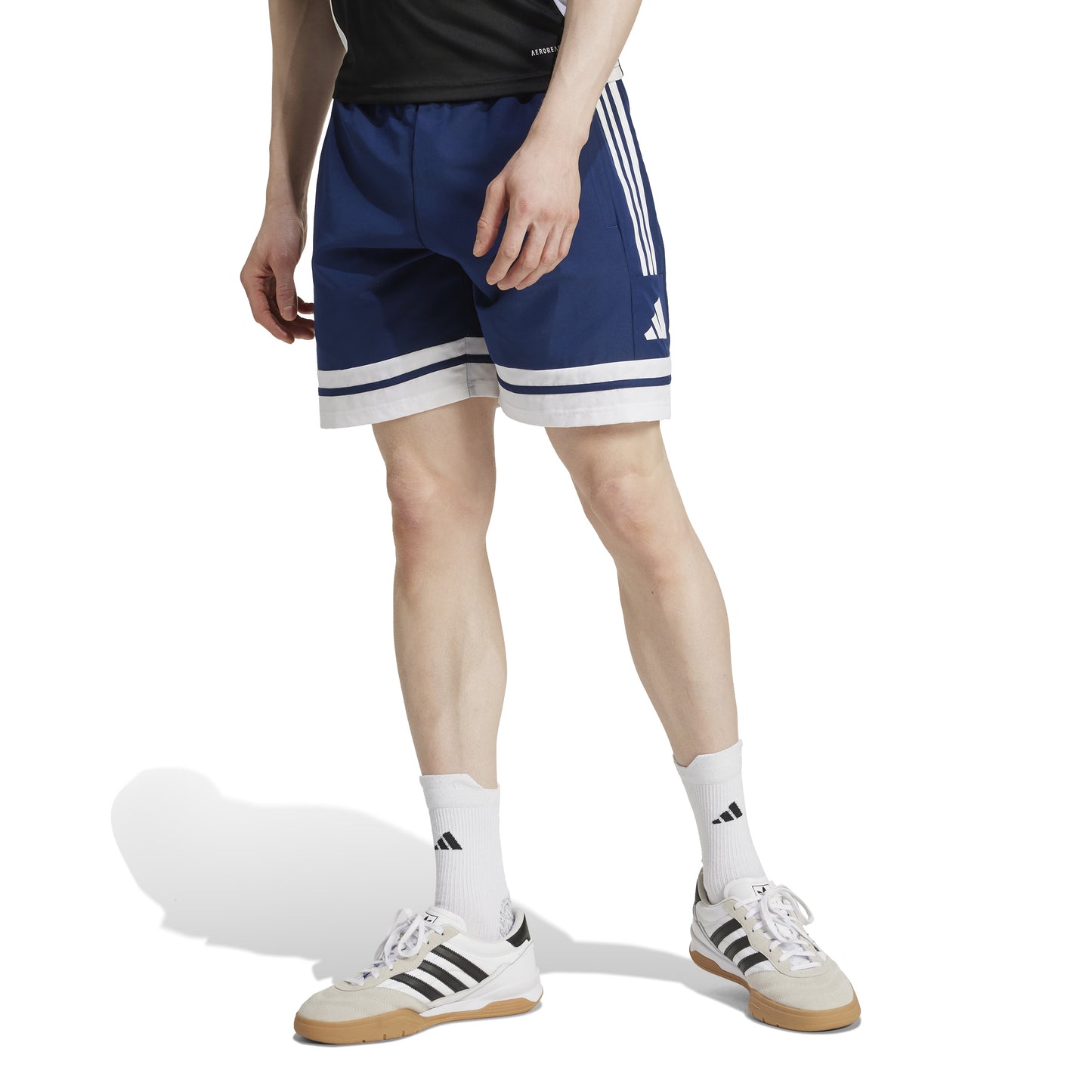 Adidas Squadra 25 Downtime Shorts - Team Navy Blue 2/White