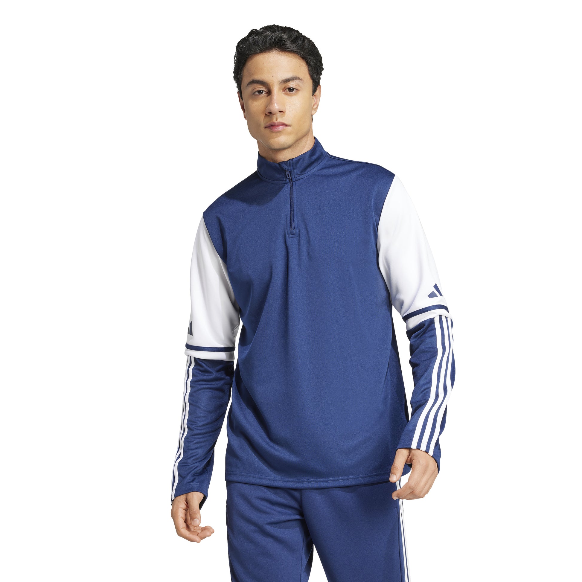 Adidas Squadra 25 1/4 Zip Training Top - Team Navy Blue 2/White