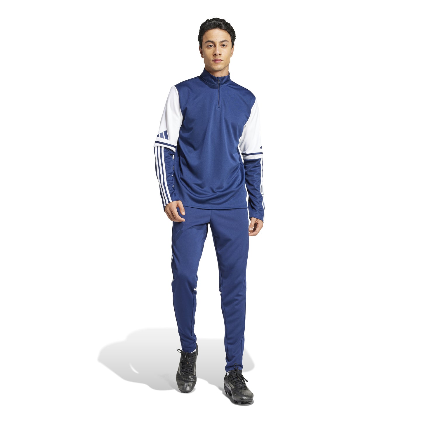 Adidas Squadra 25 1/4 Zip Training Top - Team Navy Blue 2/White