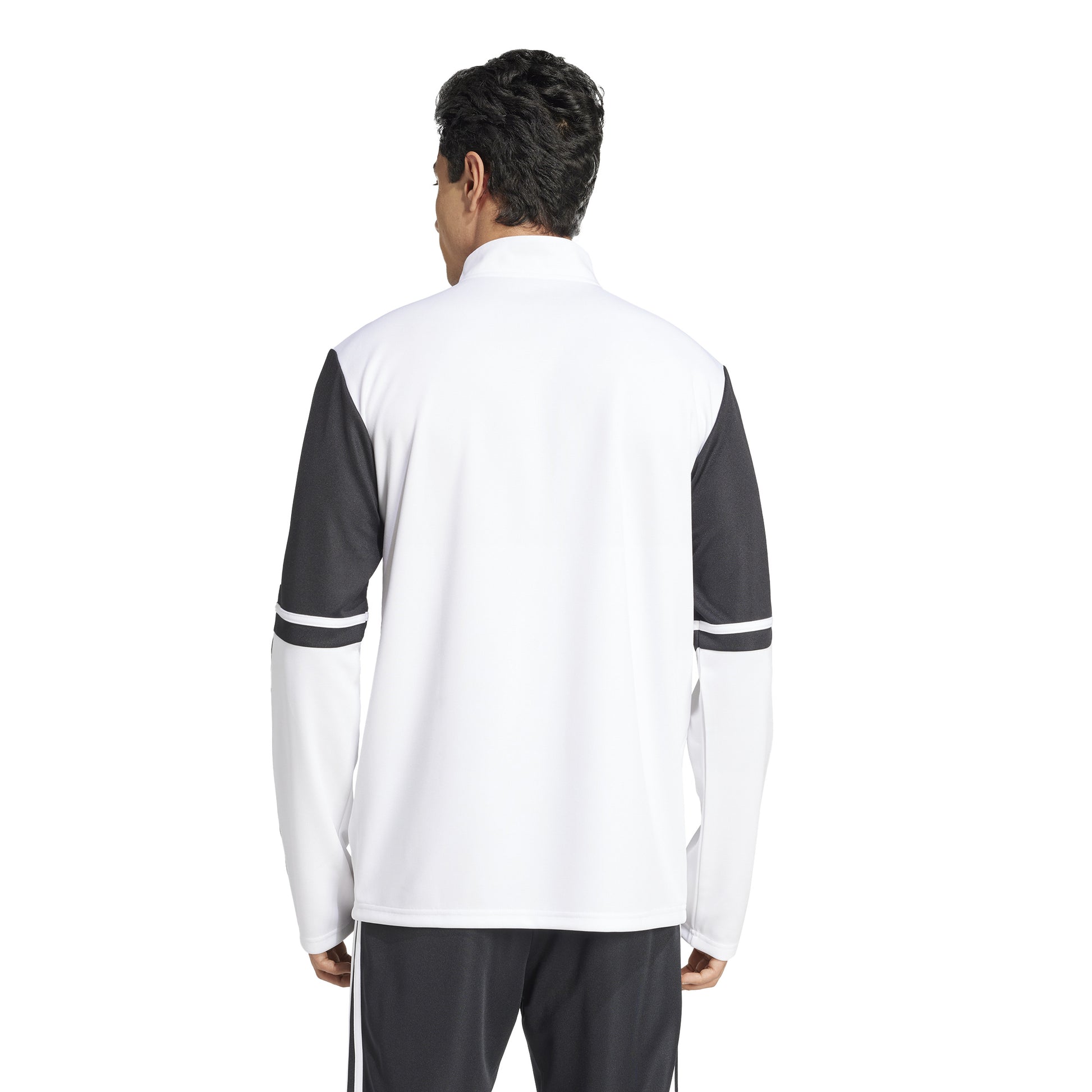 Adidas Squadra 25 1/4 Zip Training Top - White/Black