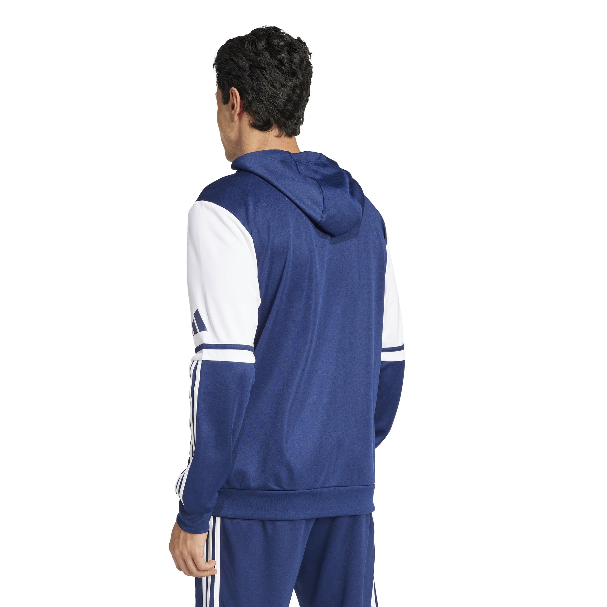 Adidas Squadra 25 Full Zip Hoodie - Team Navy Blue 2/White