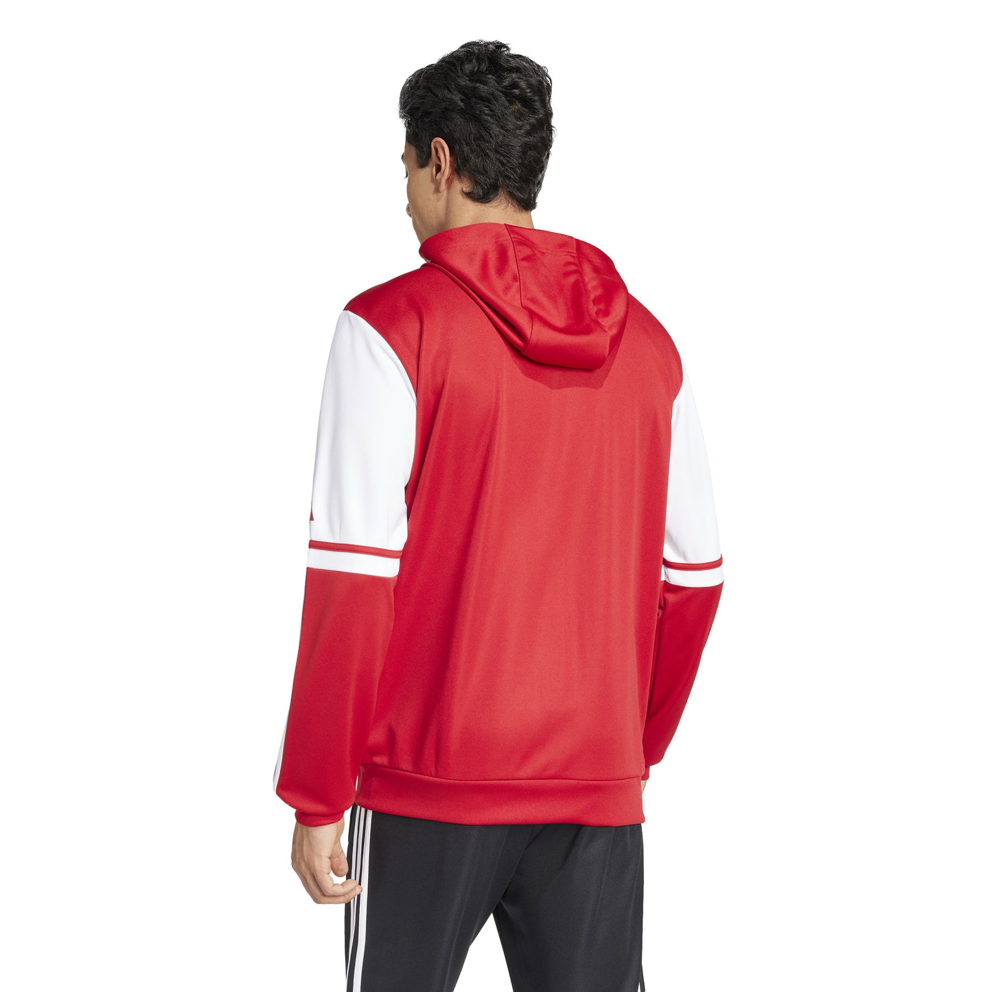 Adidas Squadra 25 Full Zip Hoodie - Team Power Red 2/White
