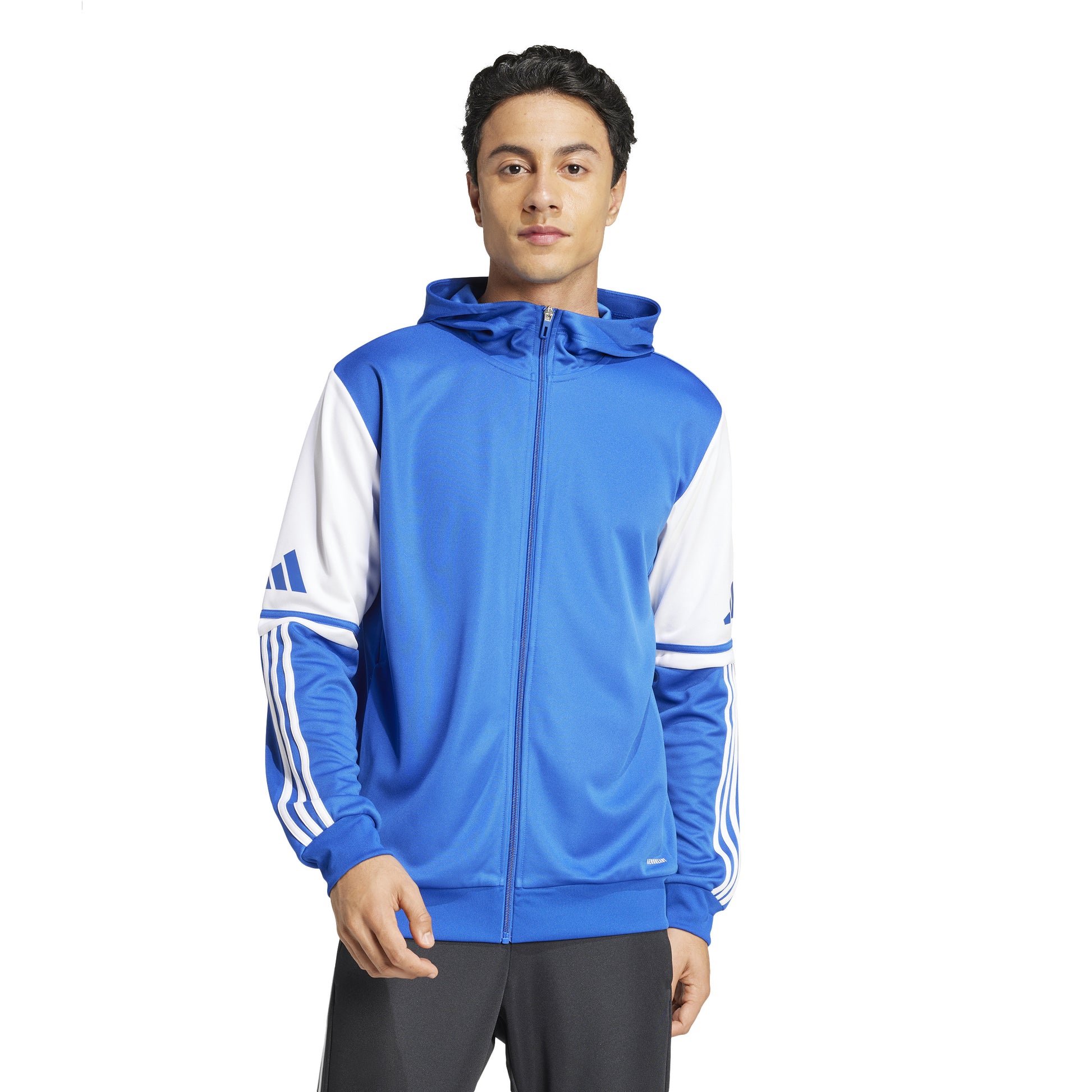 Adidas Squadra 25 Full Zip Hoodie - Team Royal Blue/White