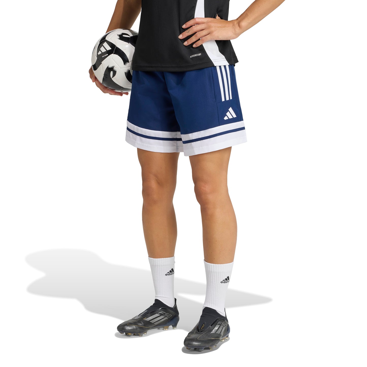 Adidas Squadra 25 Downtime Shorts - Team Navy Blue 2/White