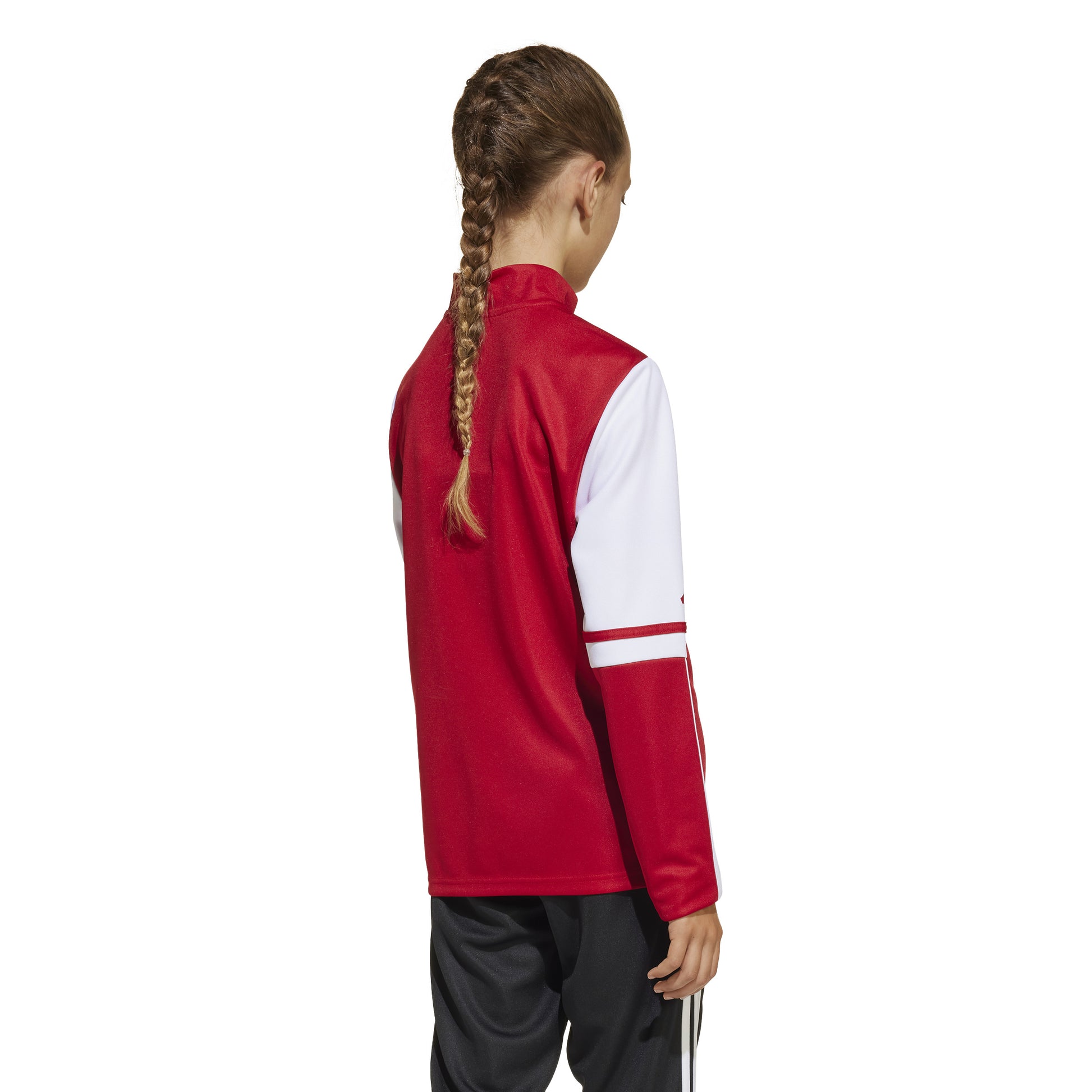 Adidas Squadra 25 1/4 Zip Training Top - Team Power Red 2/White