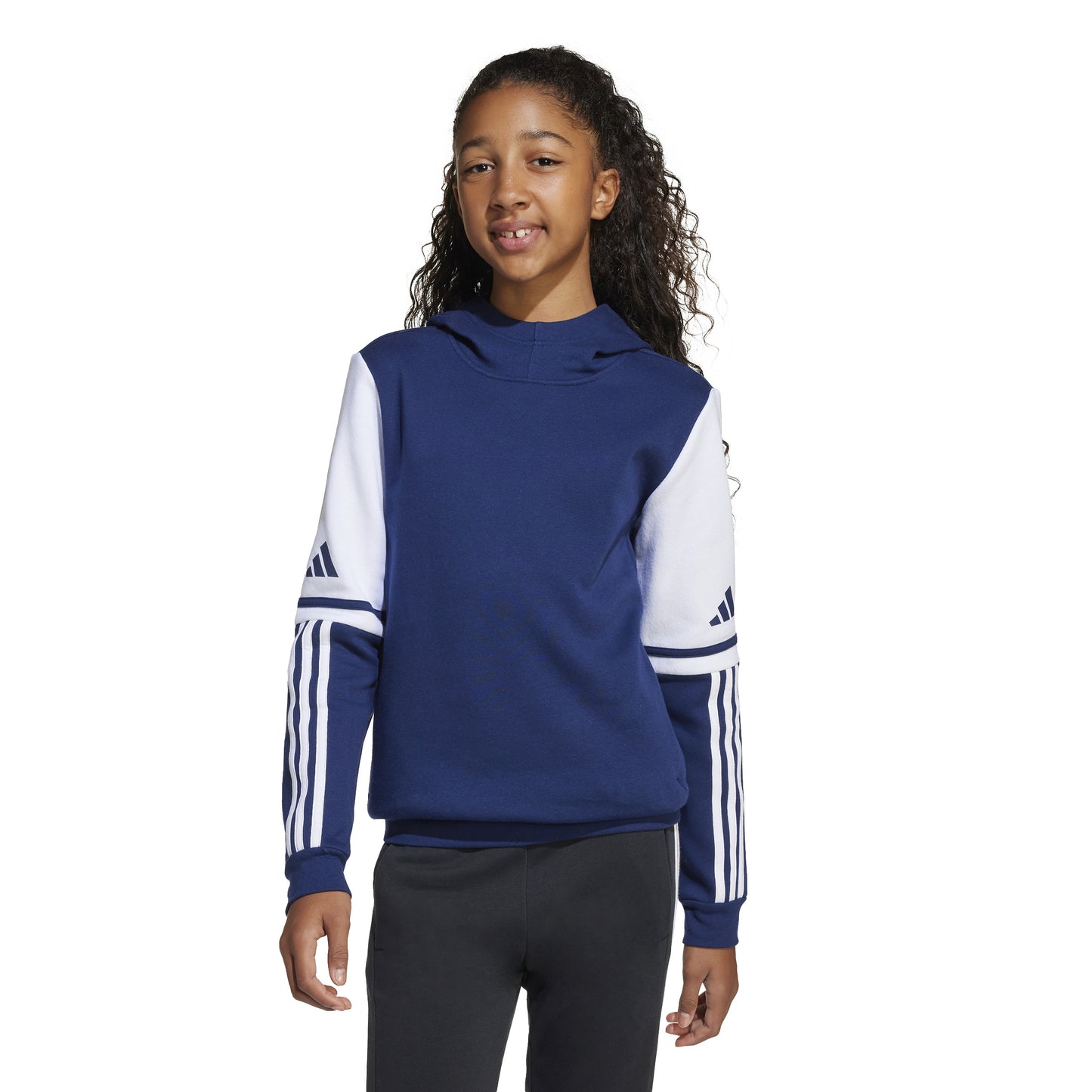 Adidas Squadra 25 Pullover Sweat Hoodie - Team Navy Blue 2/White