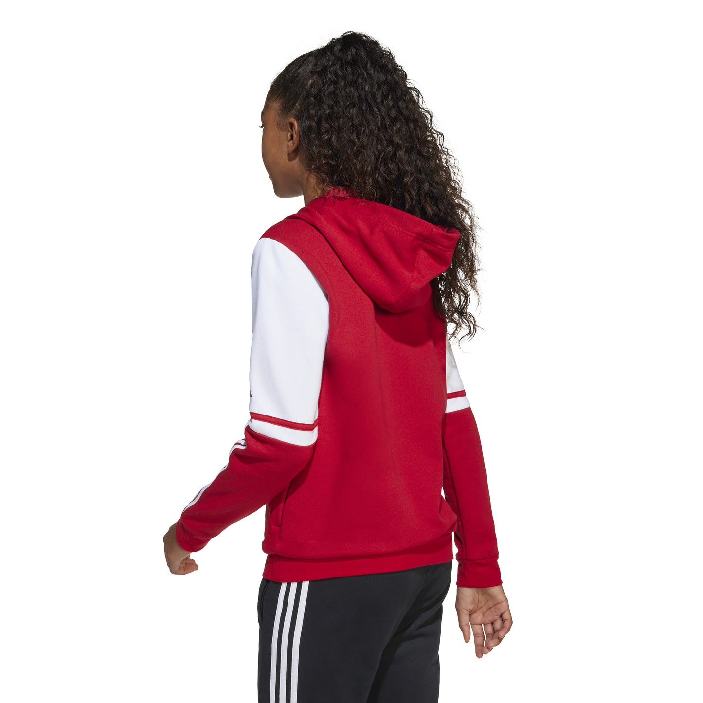 Adidas Squadra 25 Pullover Sweat Hoodie - Team Power Red 2/White