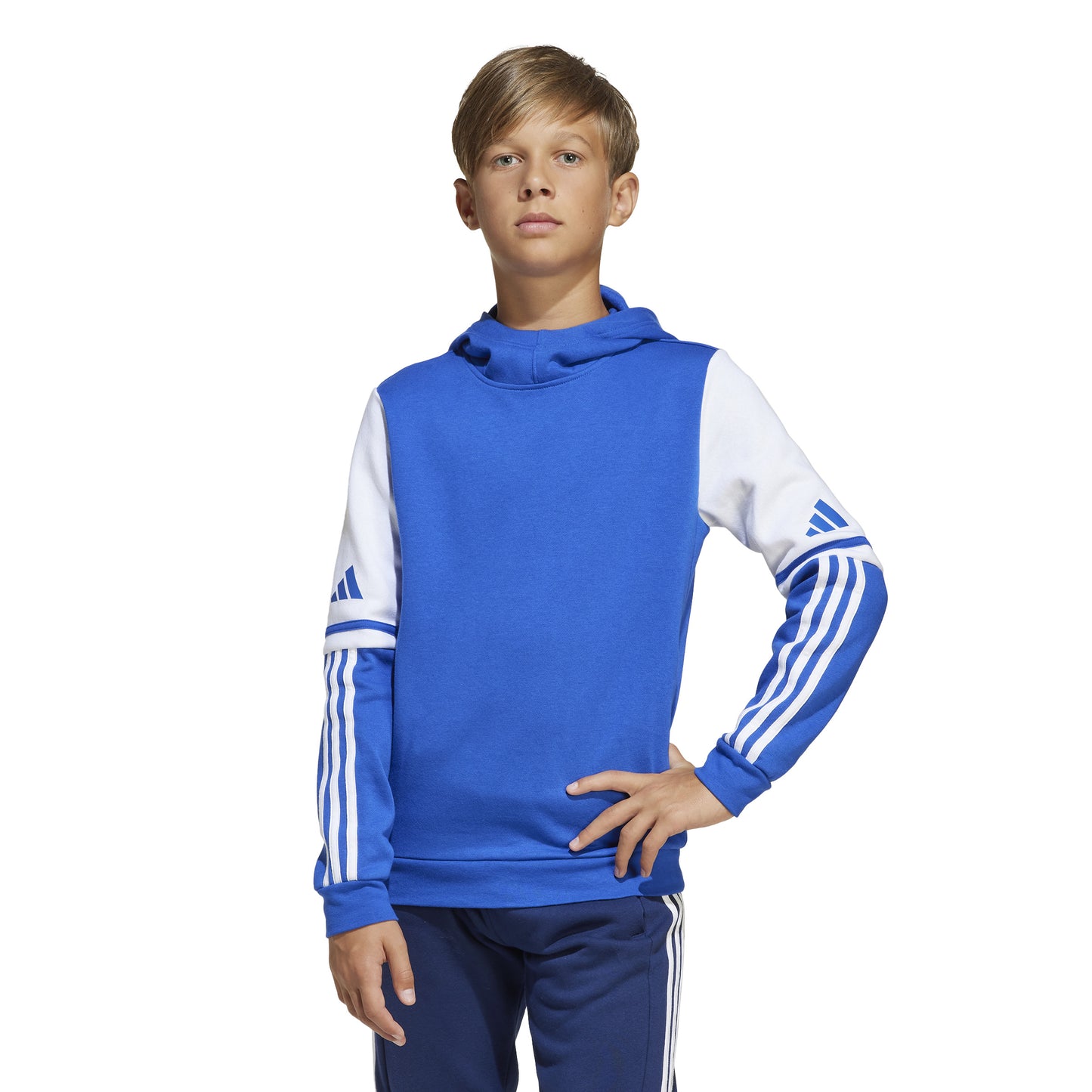 Adidas Squadra 25 Pullover Sweat Hoodie - Team Royal Blue/White