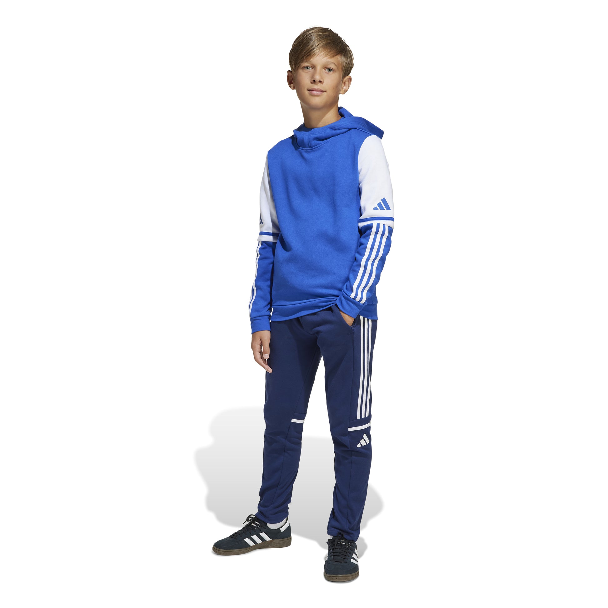 Adidas Squadra 25 Pullover Sweat Hoodie - Team Royal Blue/White