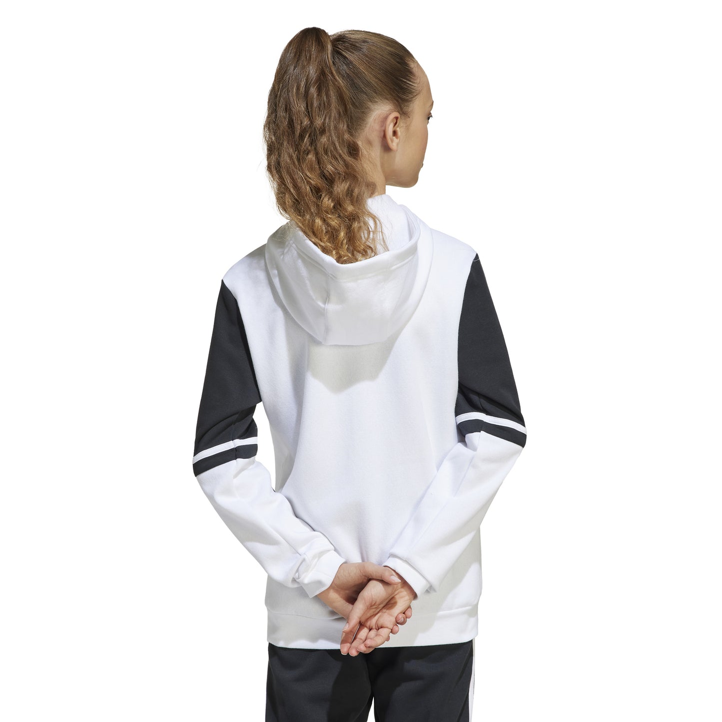Adidas Squadra 25 Pullover Sweat Hoodie - White/Black