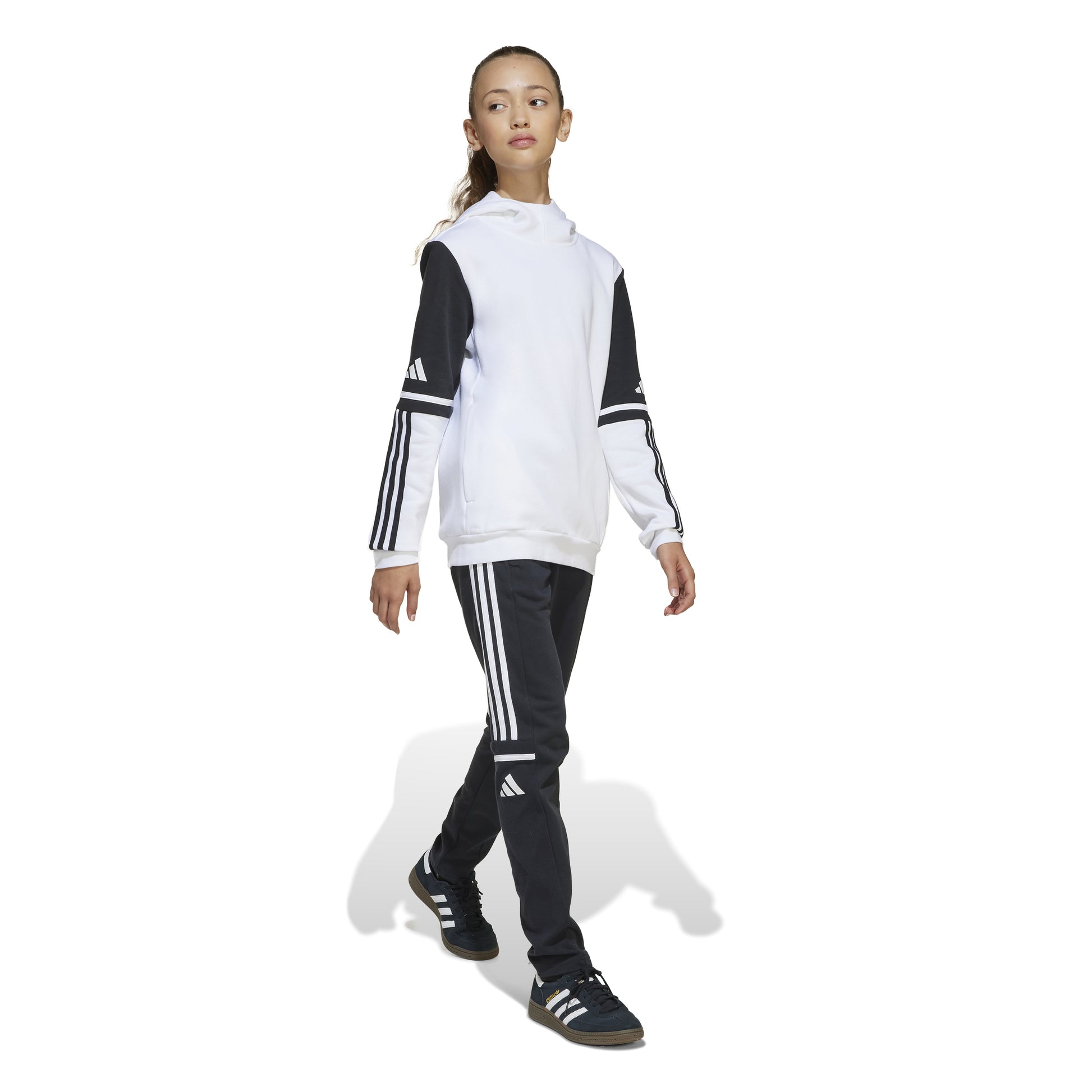 Adidas Squadra 25 Pullover Sweat Hoodie - White/Black