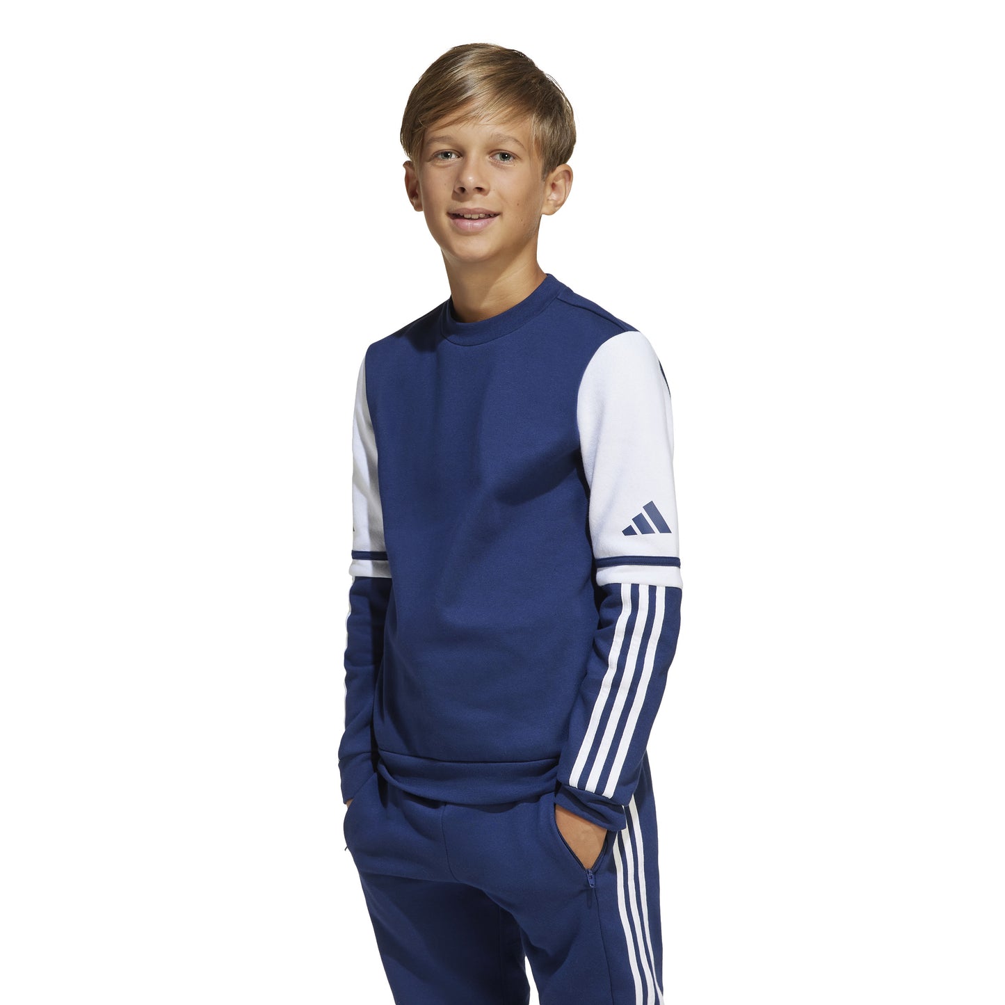 Adidas Squadra 25 Sweatshirt - Team Navy Blue 2/White
