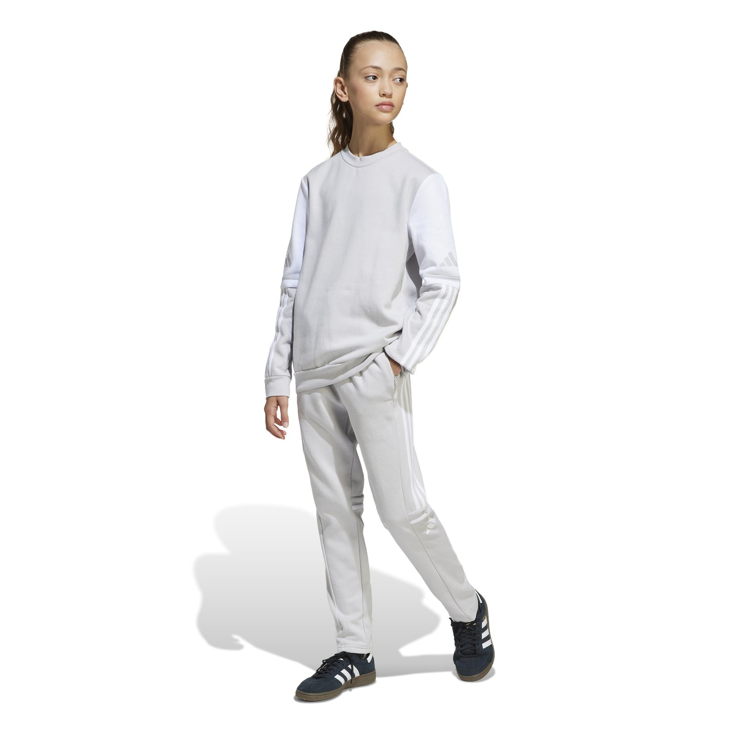 Adidas Squadra 25 Sweatshirt - Team Light Grey/White