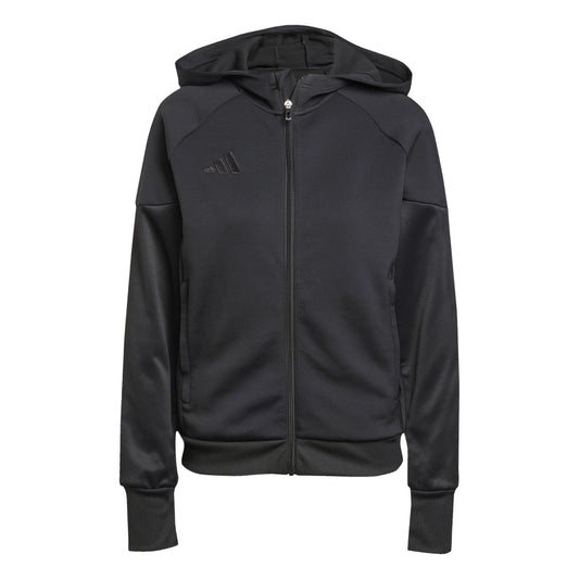 Adidas Womens Tiro 25 Full Zip Hoodie Black