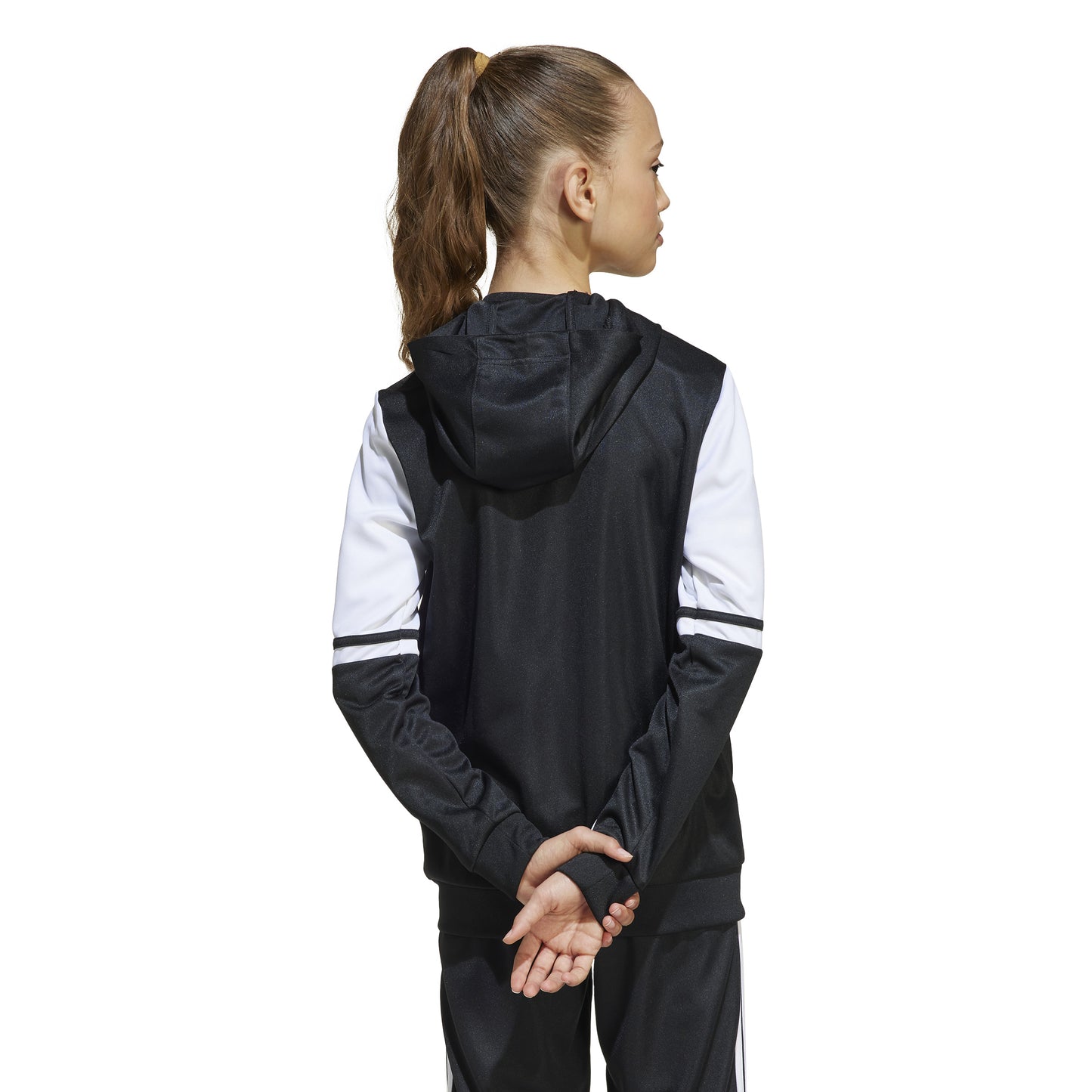 Adidas Squadra 25 Full Zip Hoodie - Black/White