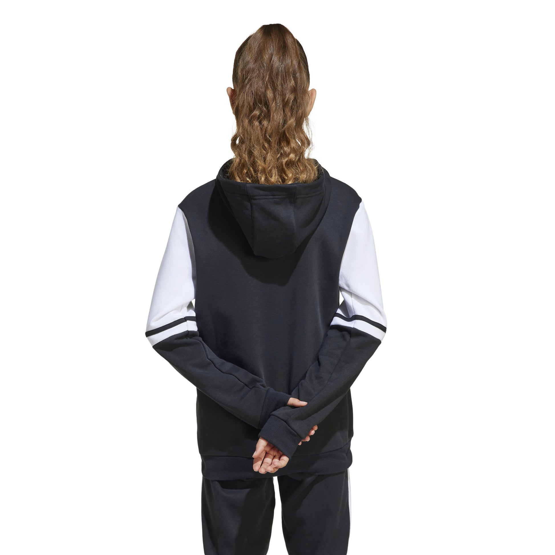 Adidas Squadra 25 Pullover Sweat Hoodie - Black/White