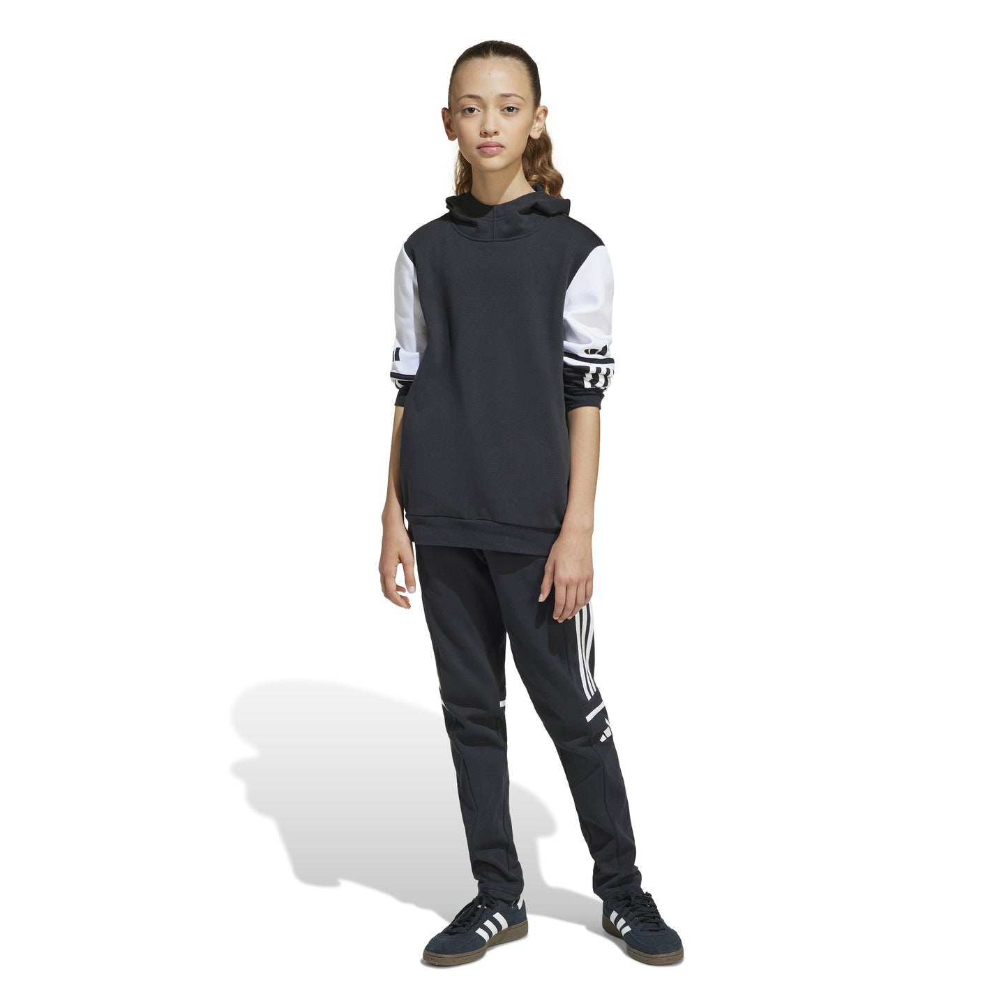 Adidas Squadra 25 Pullover Sweat Hoodie - Black/White