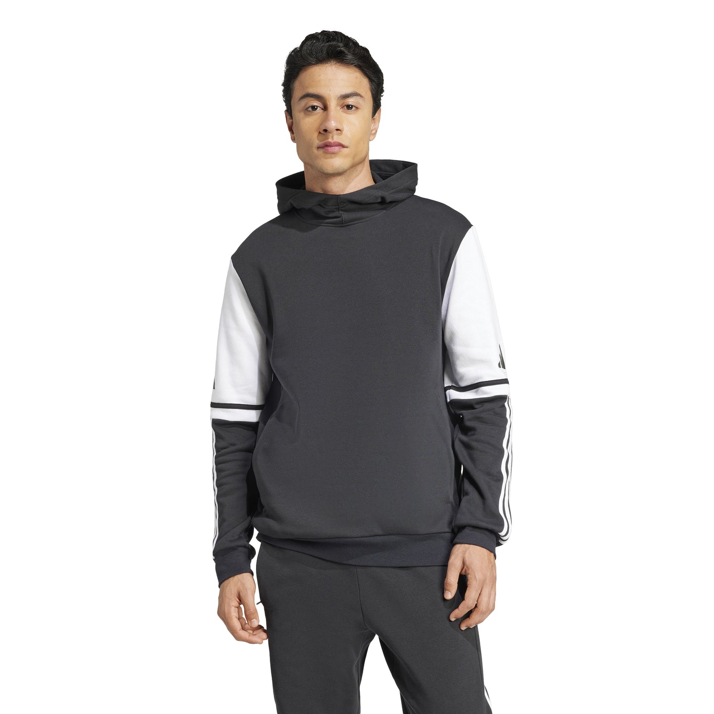 Adidas Squadra 25 Pullover Sweat Hoodie - Black/White