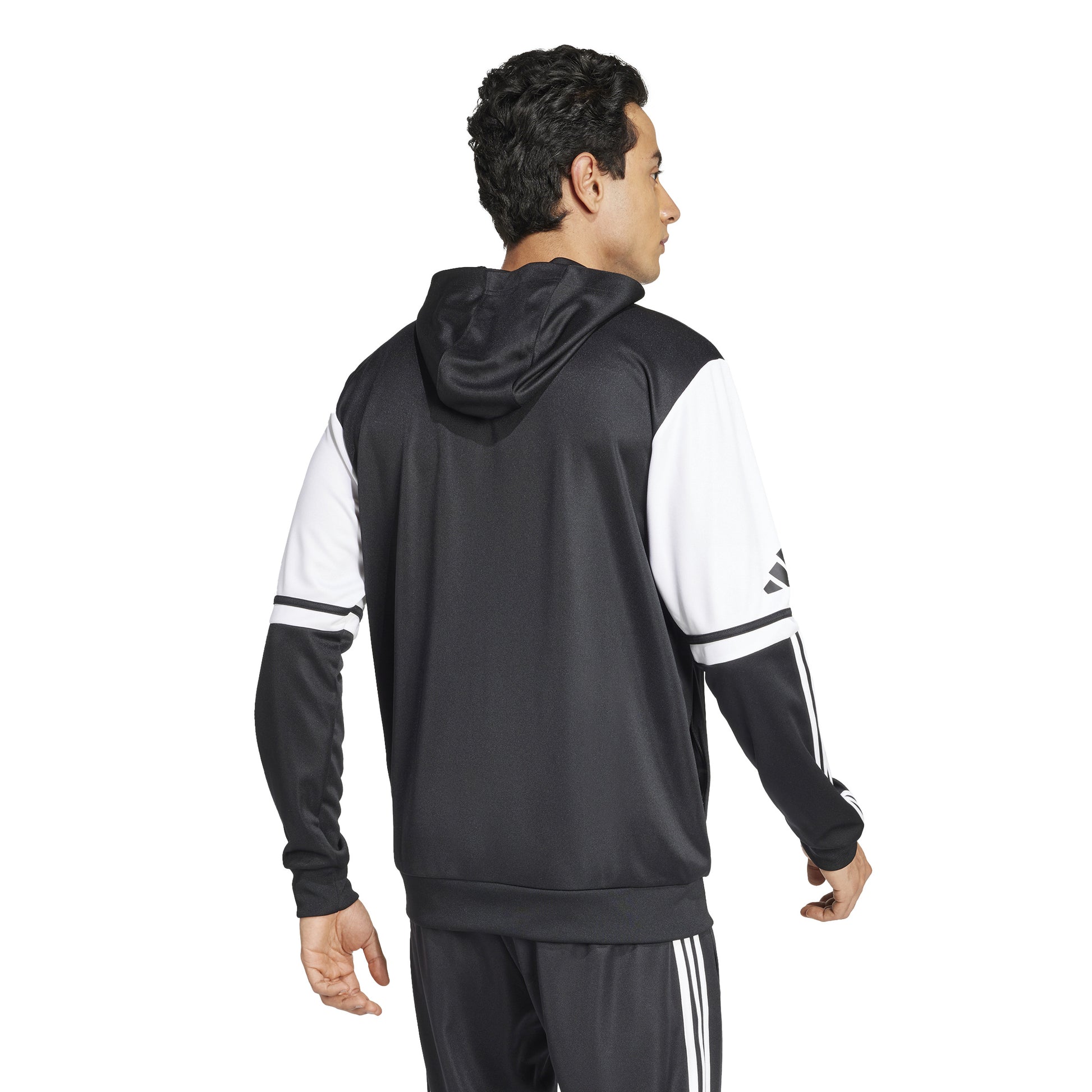 Adidas Squadra 25 Full Zip Hoodie - Black/White