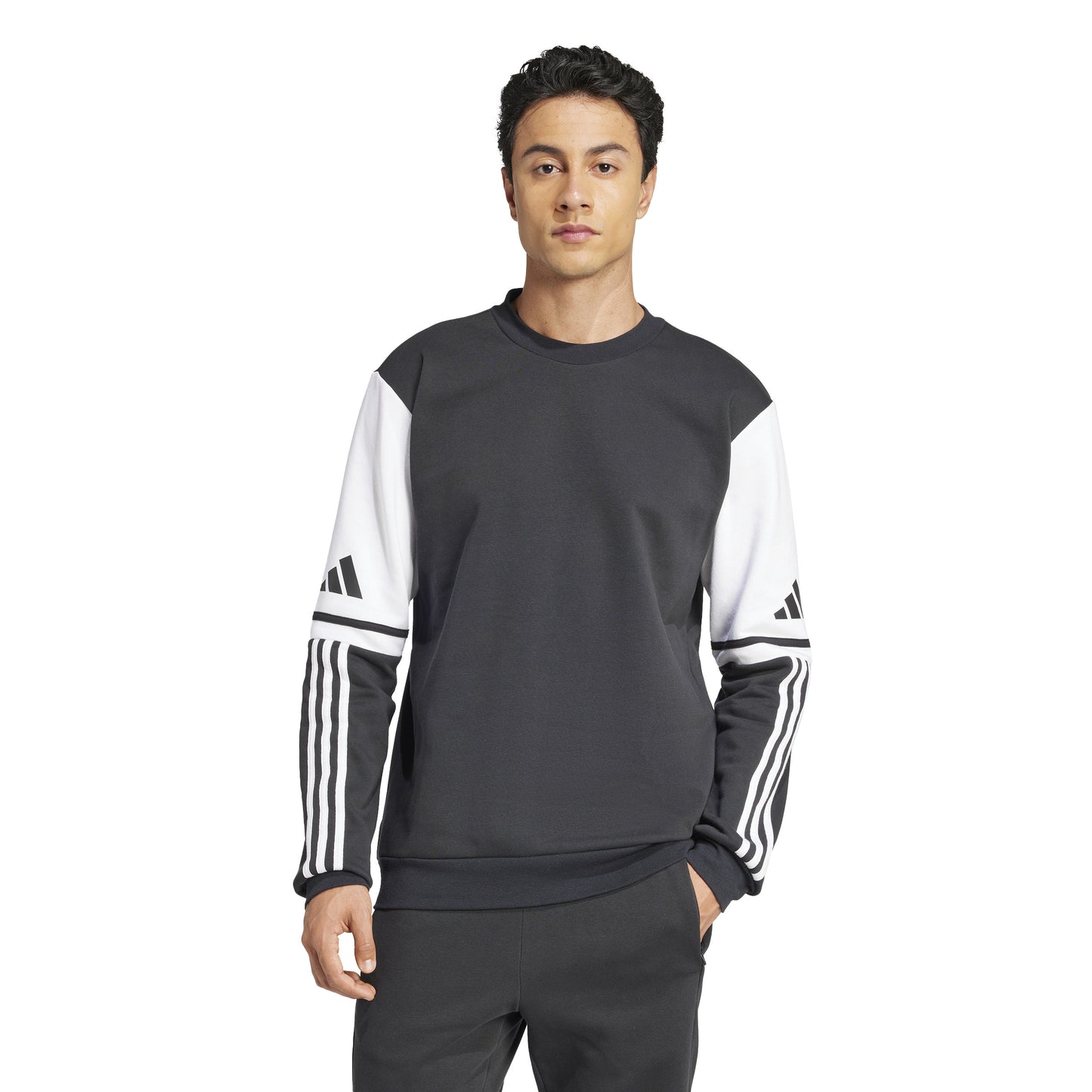 Adidas Squadra 25 Pullover Sweatshirt - Black/White