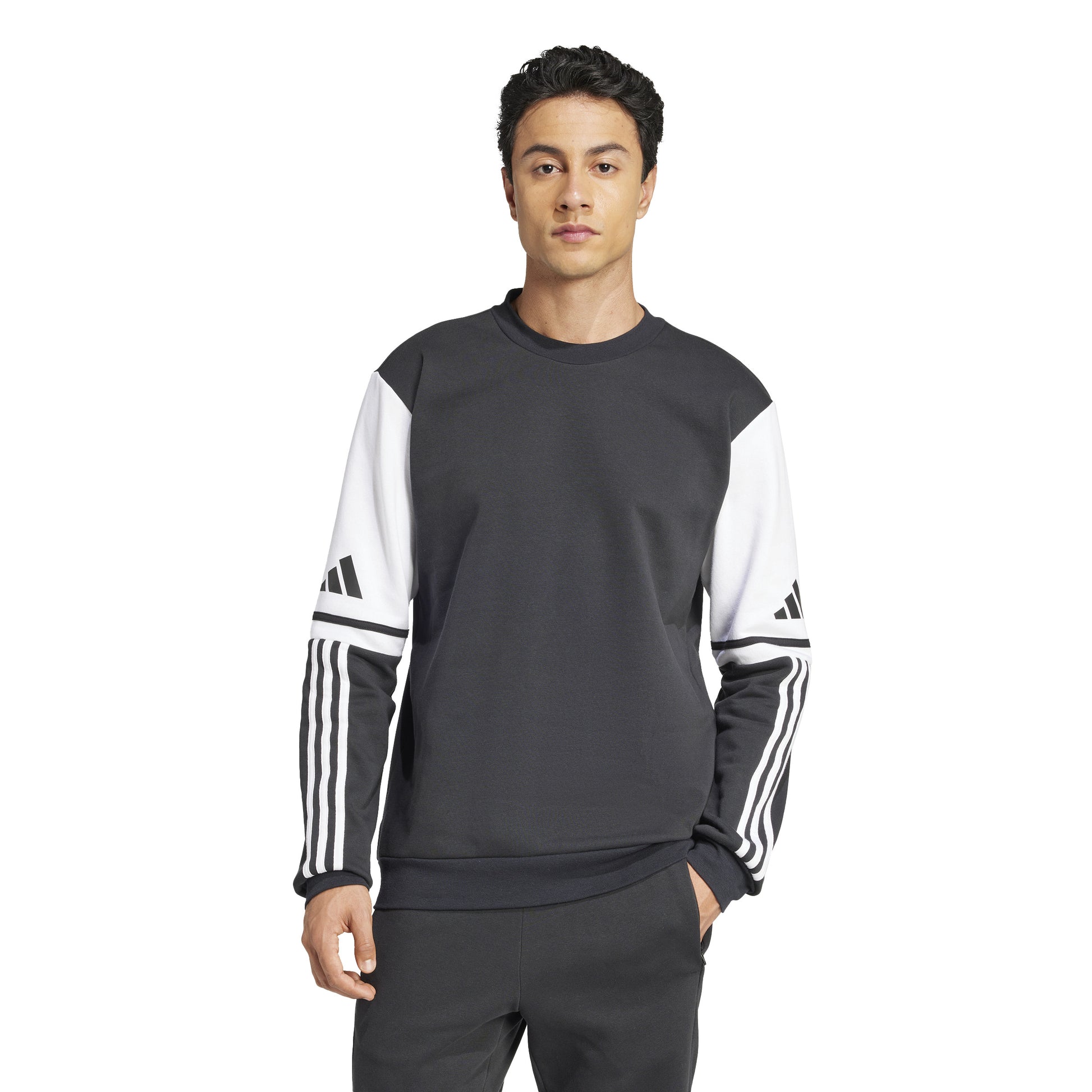 Adidas Squadra 25 Pullover Sweatshirt - Black/White