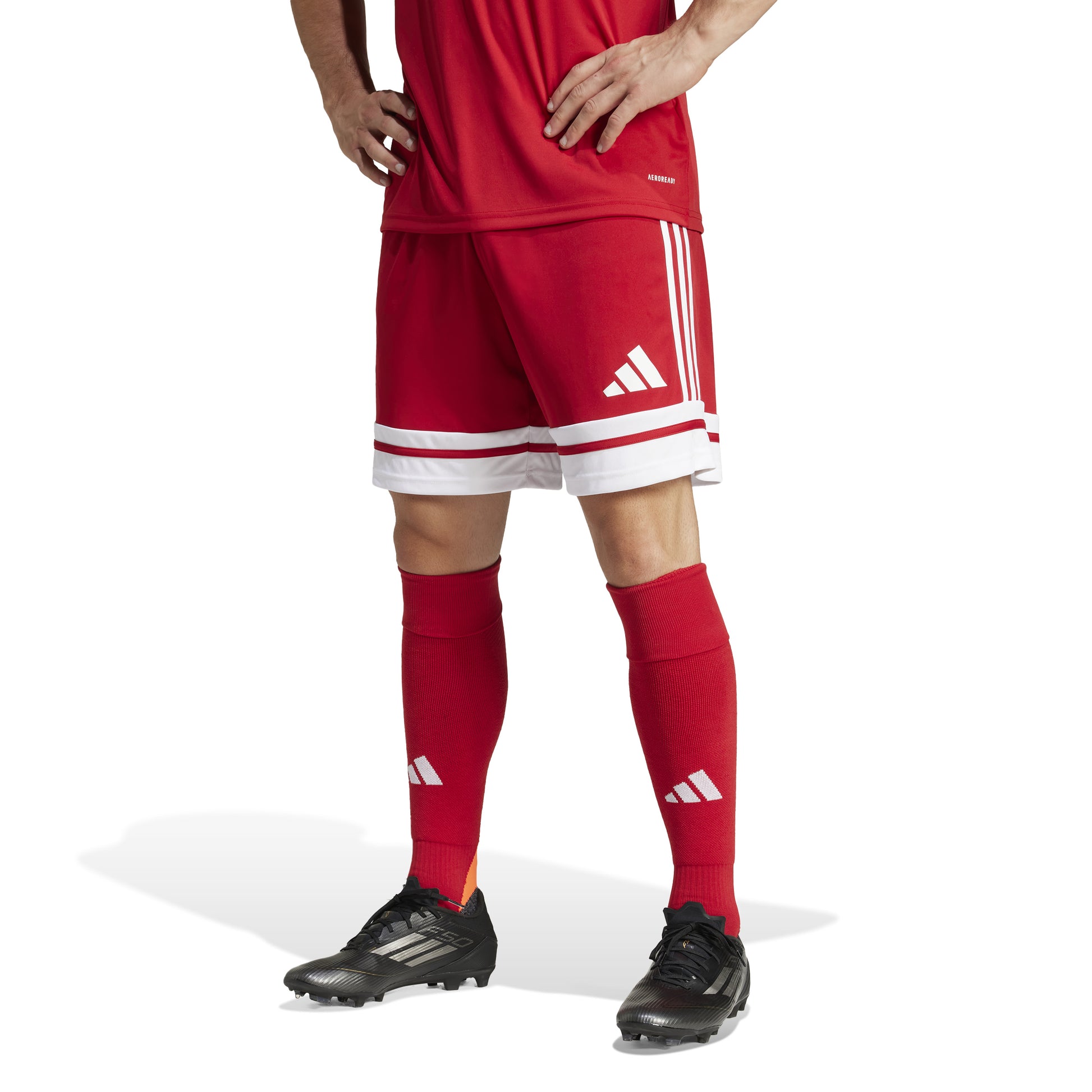 Adidas Squadra 25 Shorts - Team Power Red 2/White