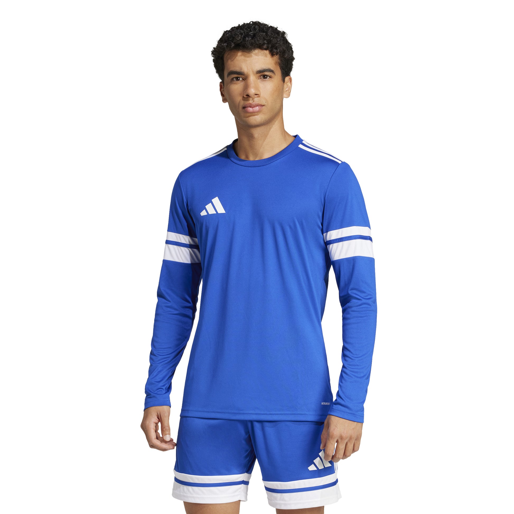 Adidas Squadra 25 Slim LS Shirt - Team Royal Blue/White