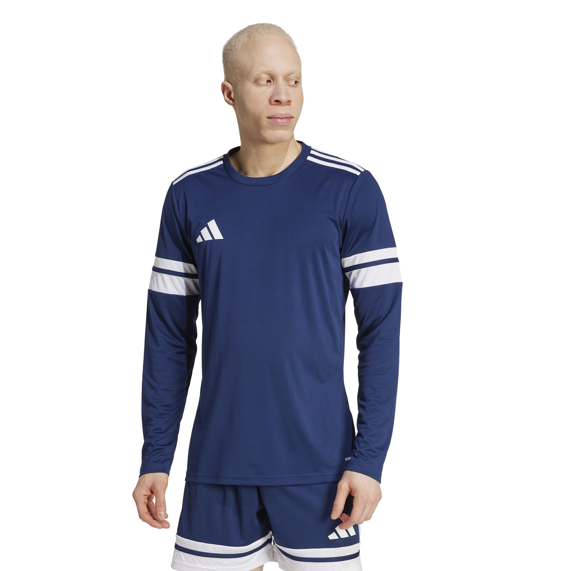 Adidas Squadra 25 Slim LS Shirt - Team Navy Blue 2/White