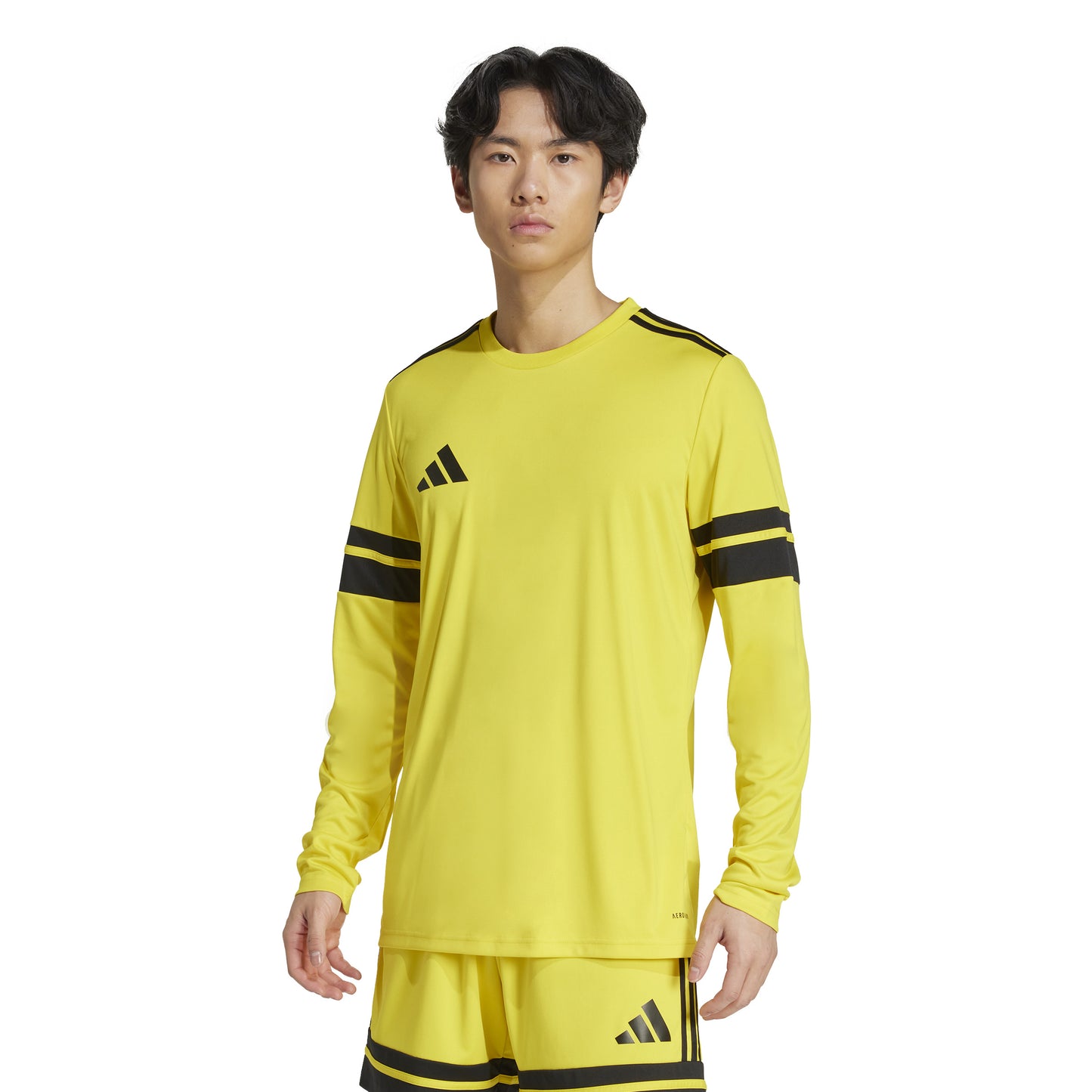 Adidas Squadra 25 Slim LS Shirt - Team Yellow/Black