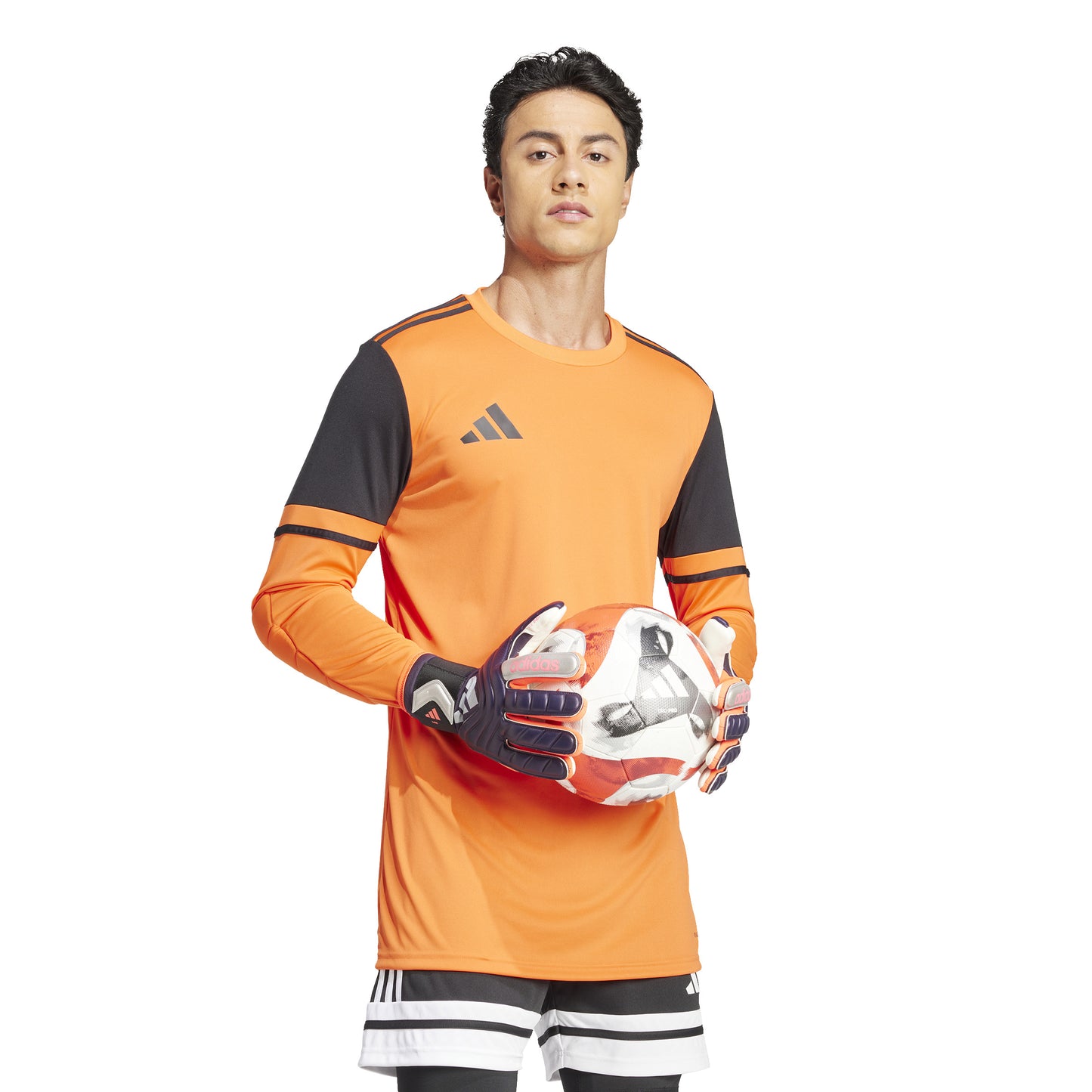 Adidas Squadra 25 Slim LS GK Shirt - Semi Impact Orange/Black