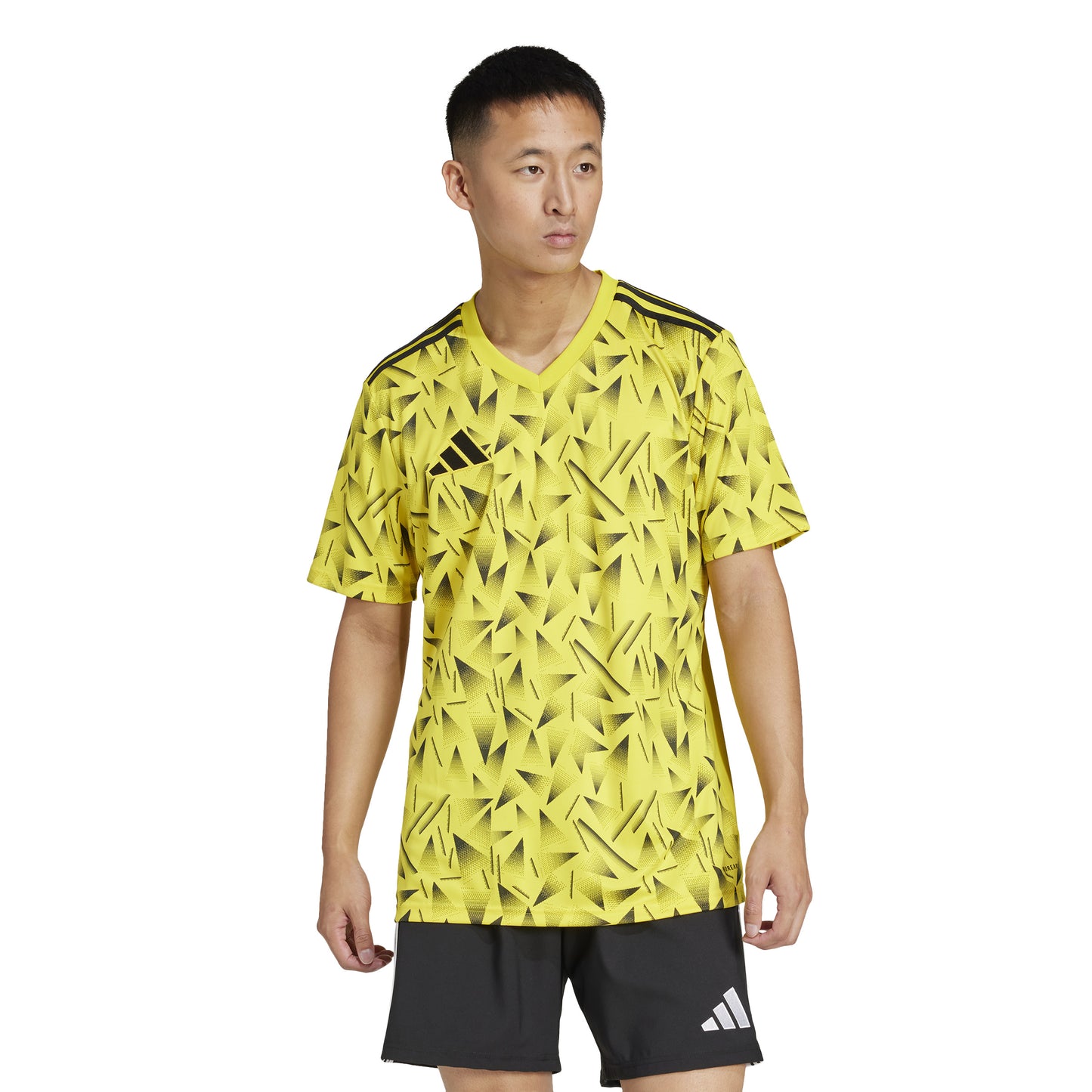 Adidas Team Icon 25 Slim SS Shirt Team Yellow/Black