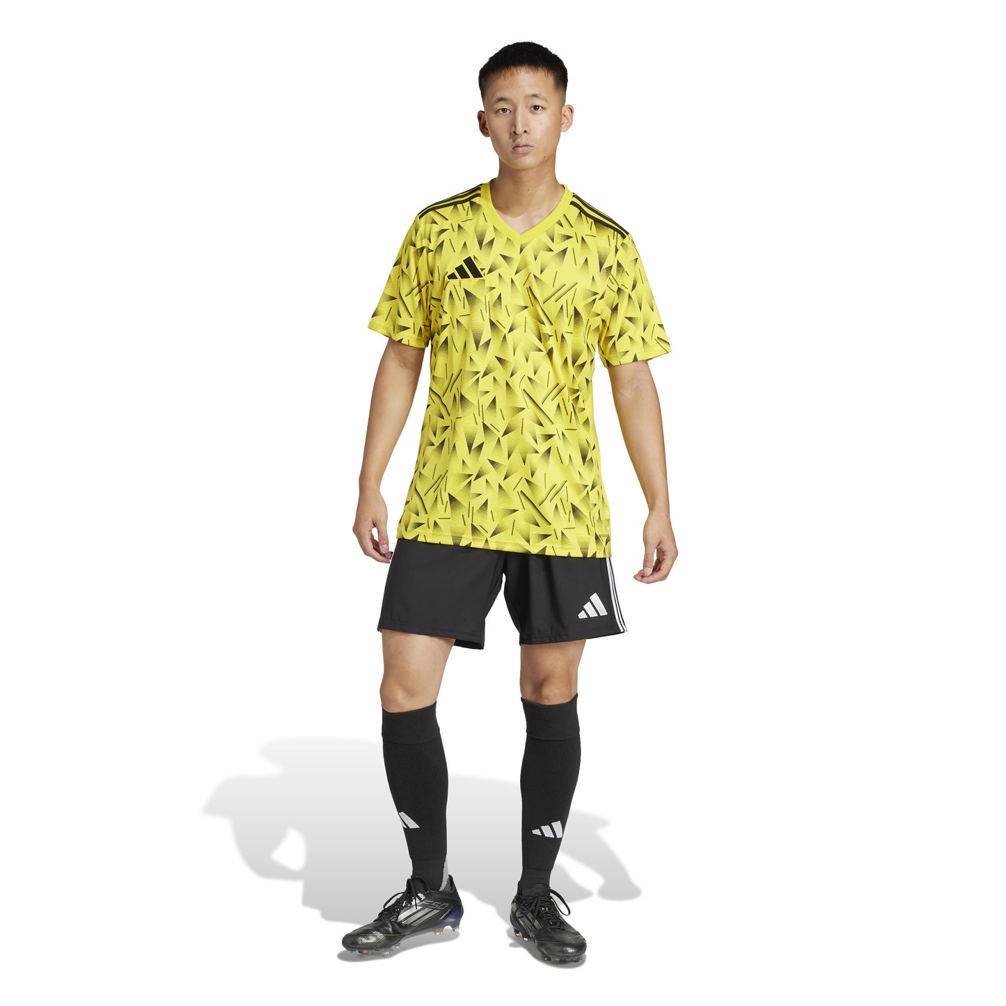 Adidas Team Icon 25 Slim SS Shirt Team Yellow/Black