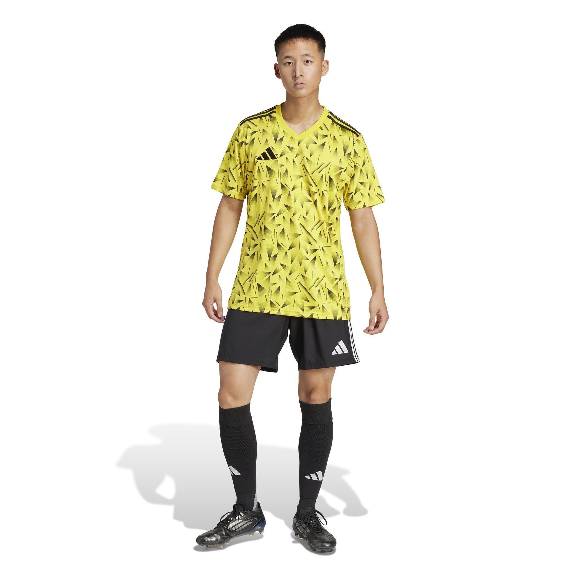 Adidas Team Icon 25 Slim SS Shirt Team Yellow/Black