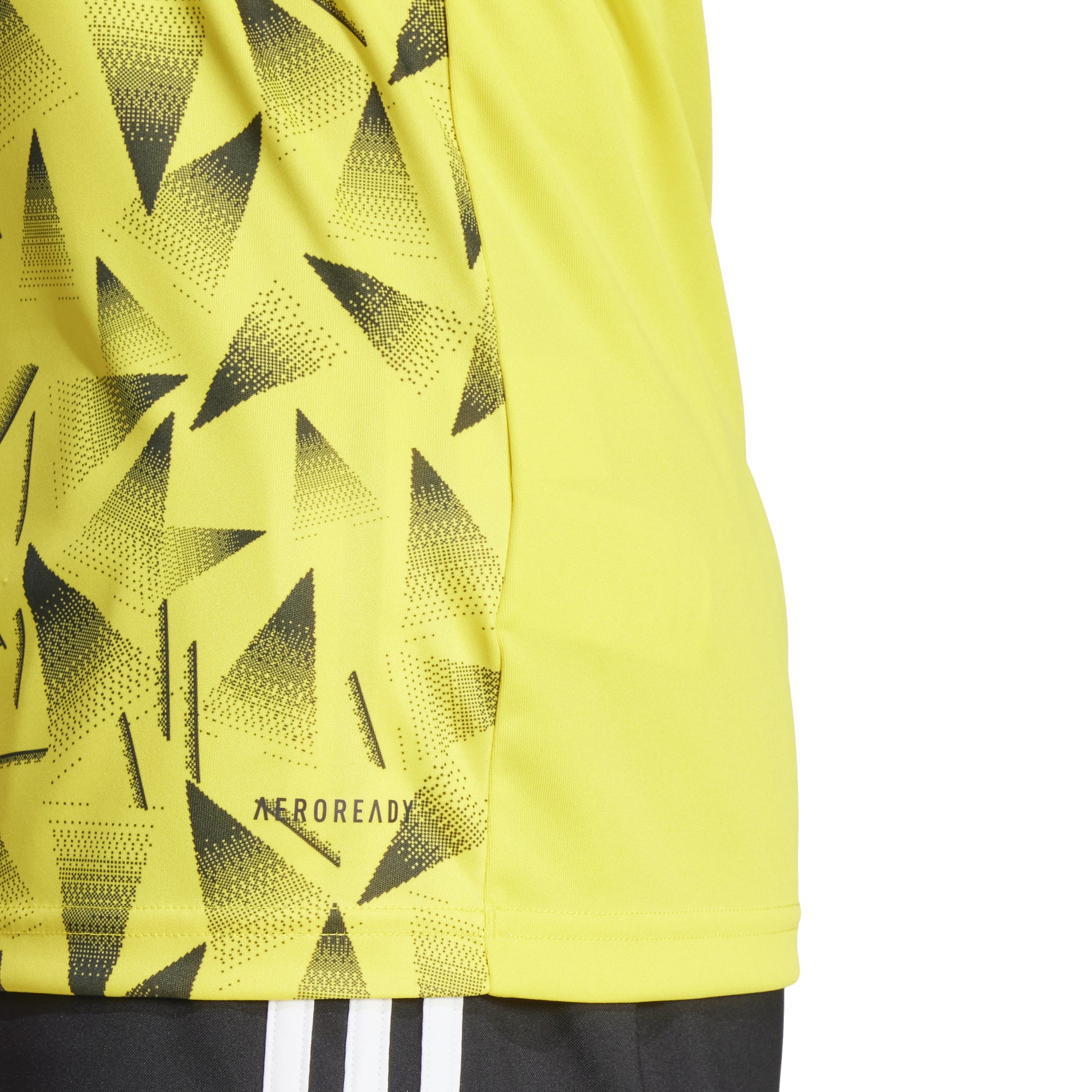 Adidas Team Icon 25 Slim SS Shirt Team Yellow/Black