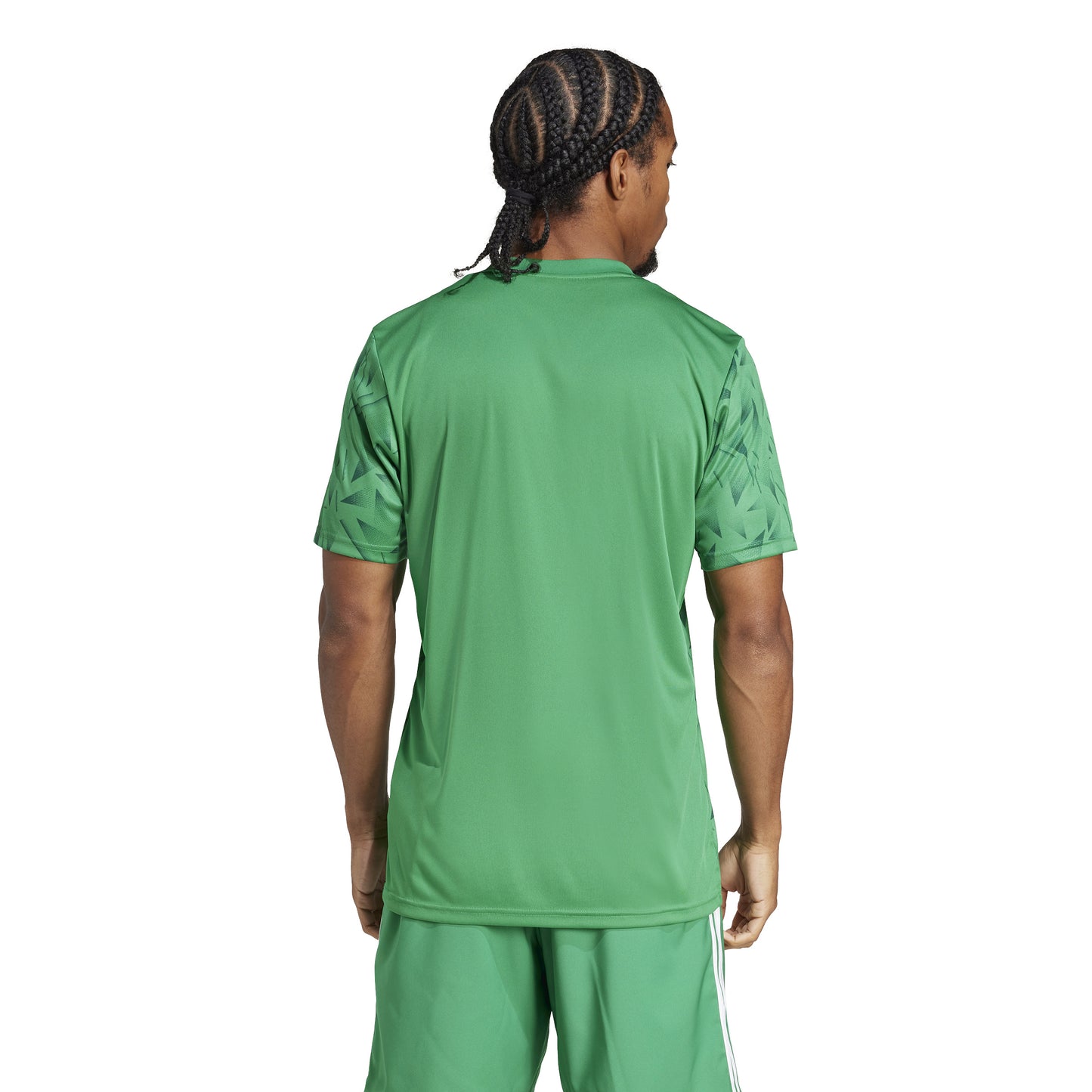 Adidas Team Icon 25 Slim SS Shirt Team Green/White