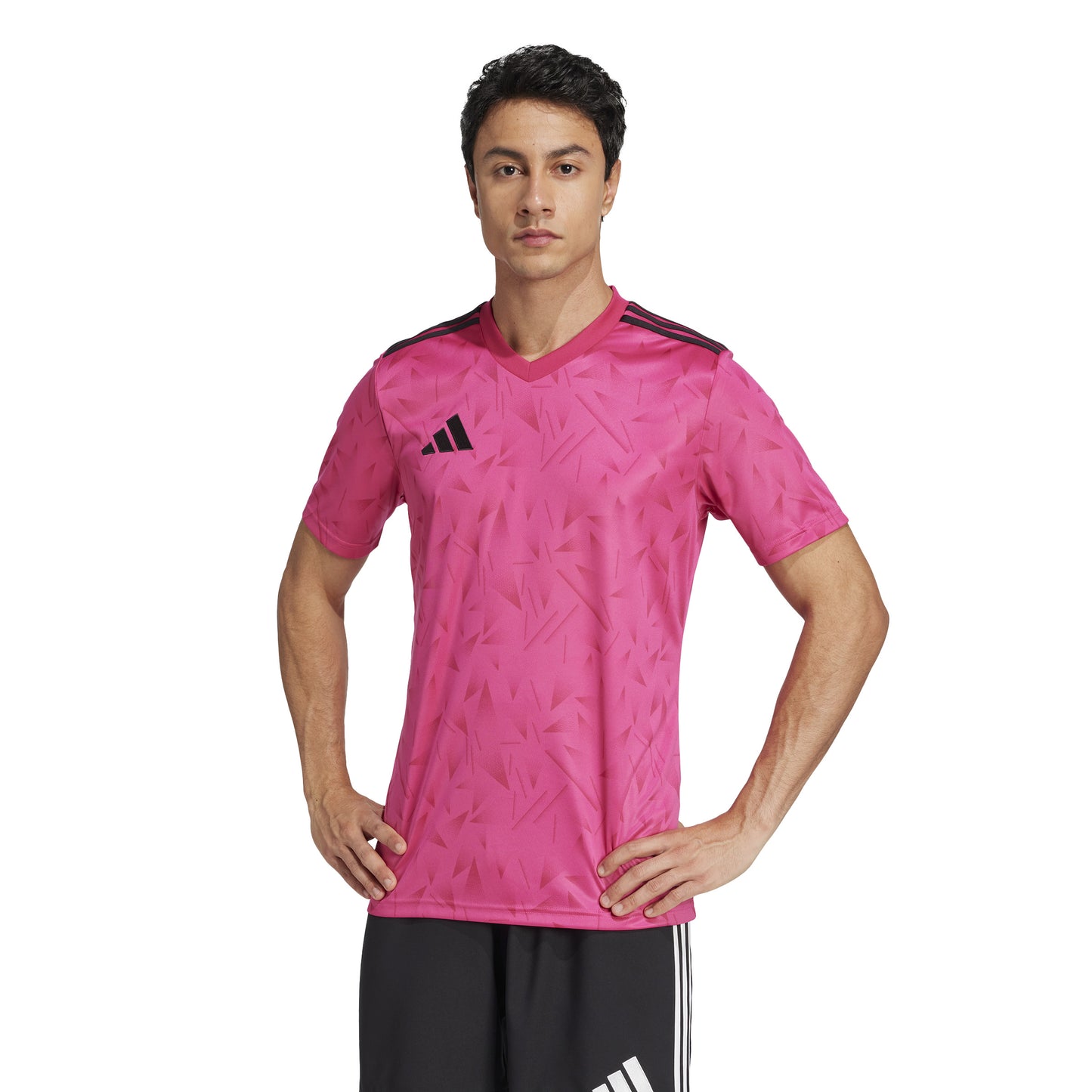Adidas Team Icon 25 Slim SS Shirt Team Real Magenta/Black