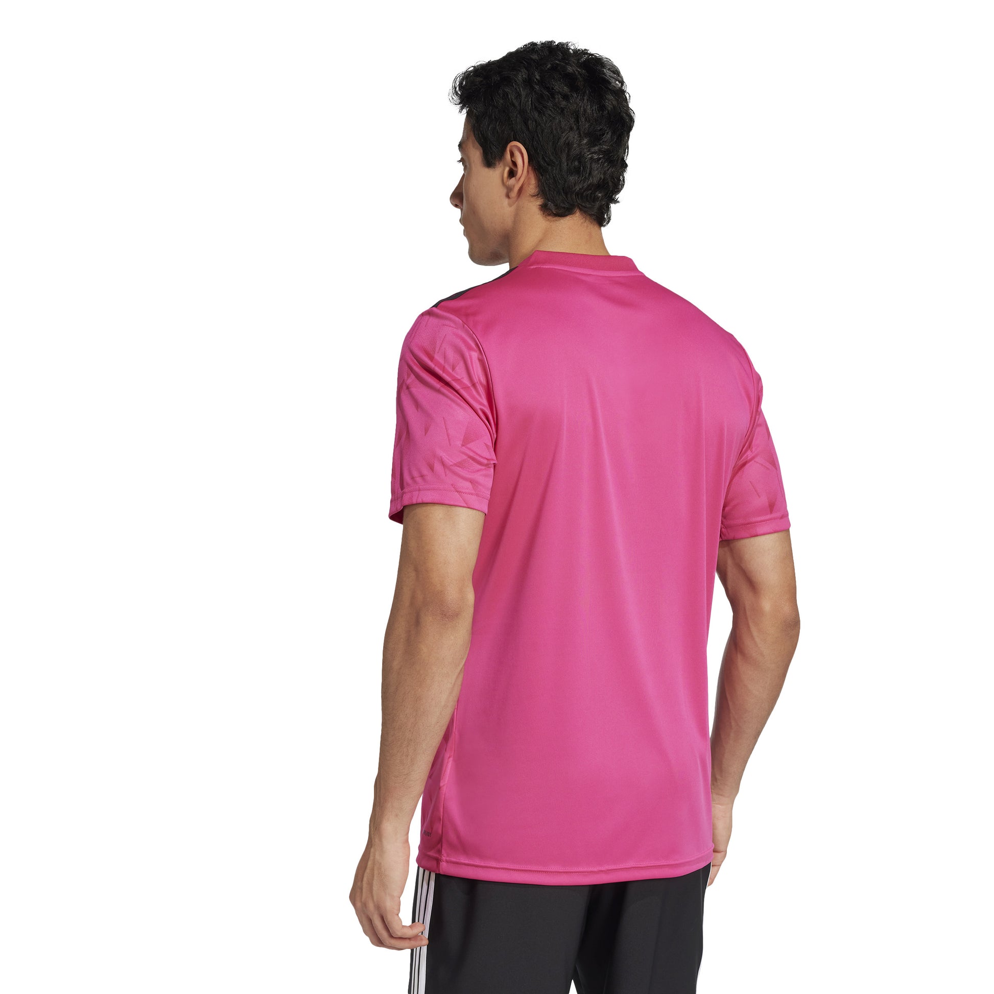 Adidas Team Icon 25 Slim SS Shirt Team Real Magenta/Black