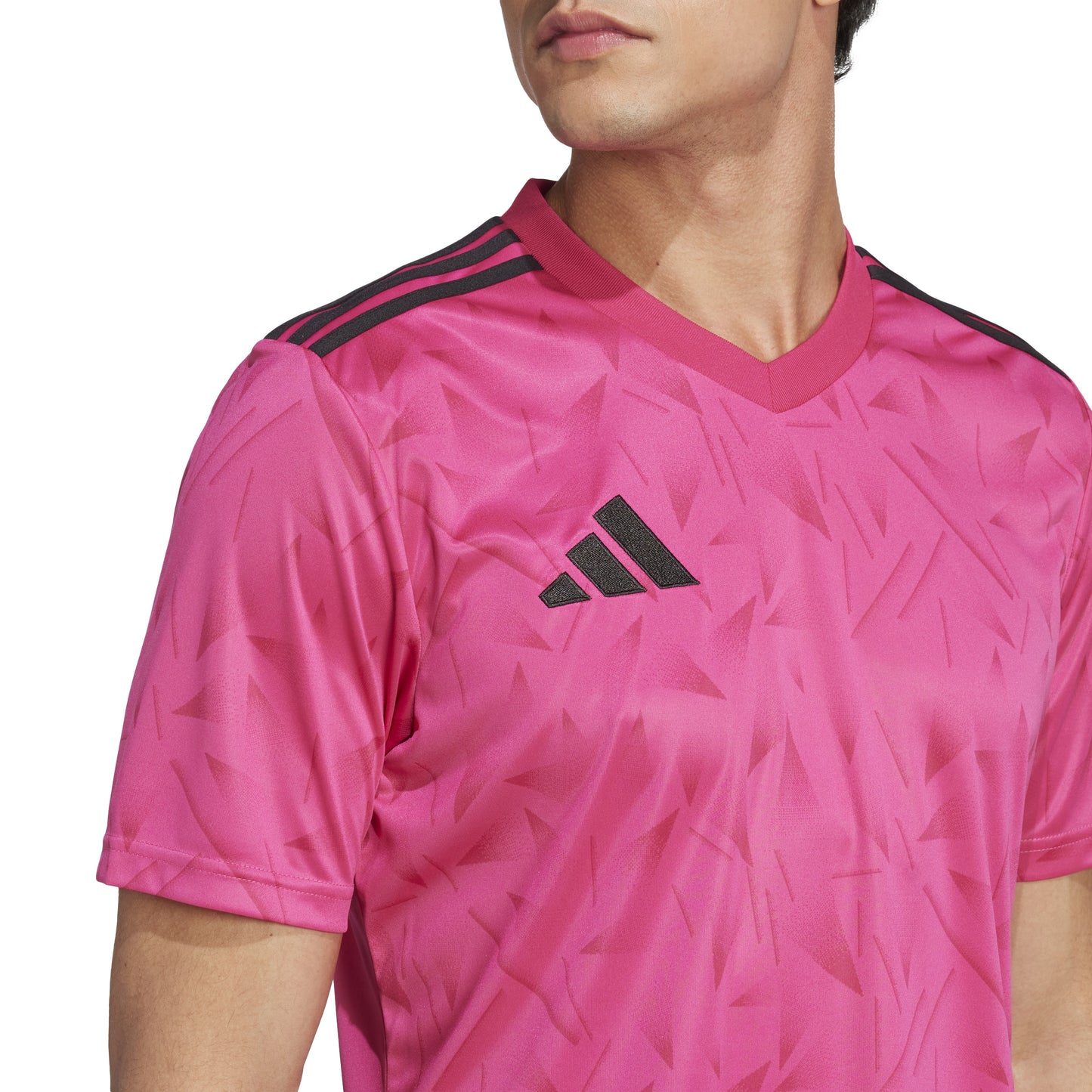 Adidas Team Icon 25 Slim SS Shirt Team Real Magenta/Black