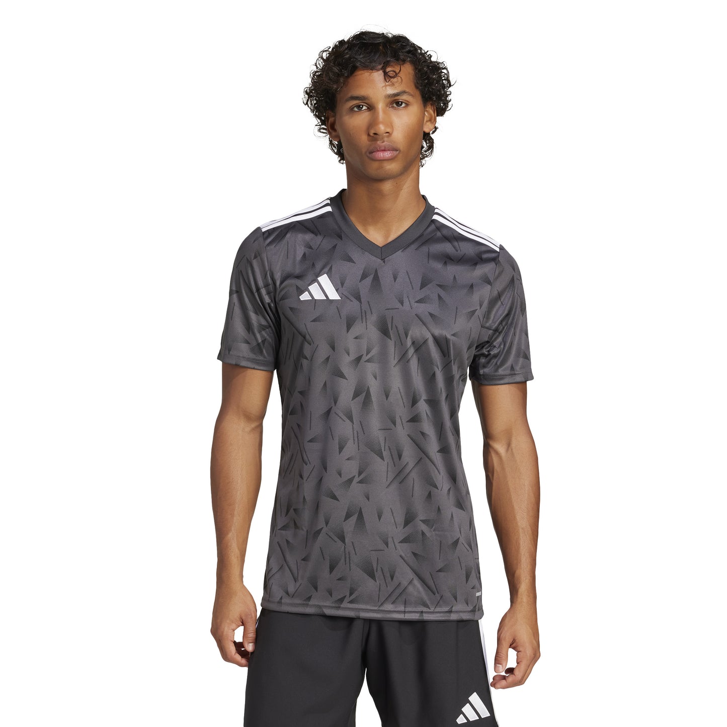 Adidas Team Icon 25 Slim SS Shirt Utility Black/Black