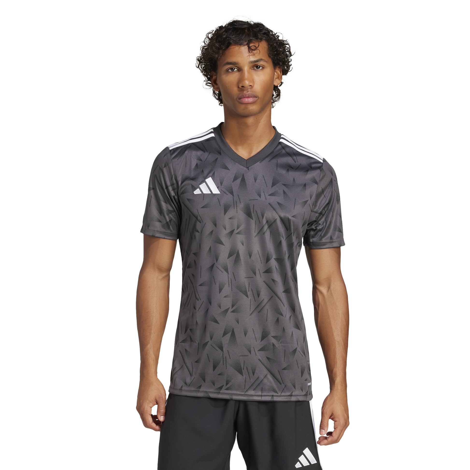 Adidas Team Icon 25 Slim SS Shirt Utility Black/Black
