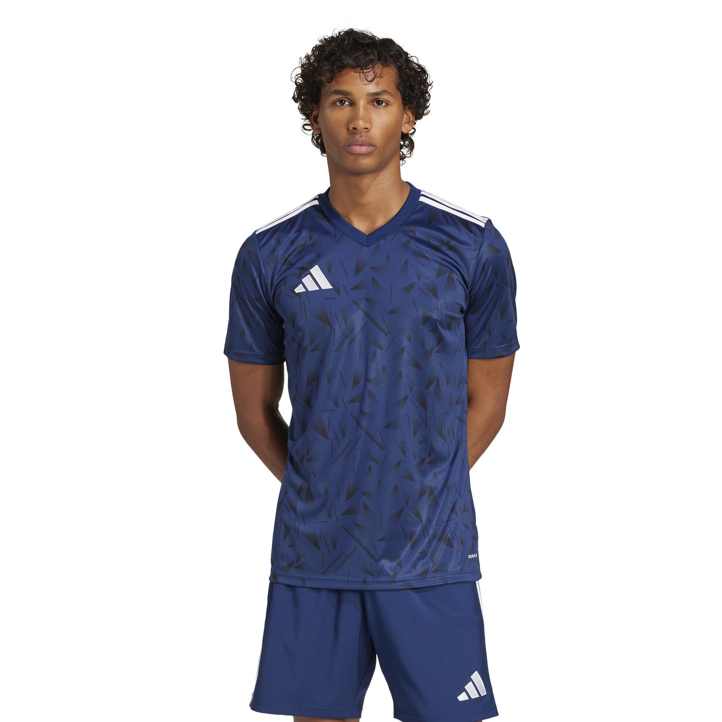 Adidas Team Icon 25 Slim SS Shirt Team Navy Blue 2/White