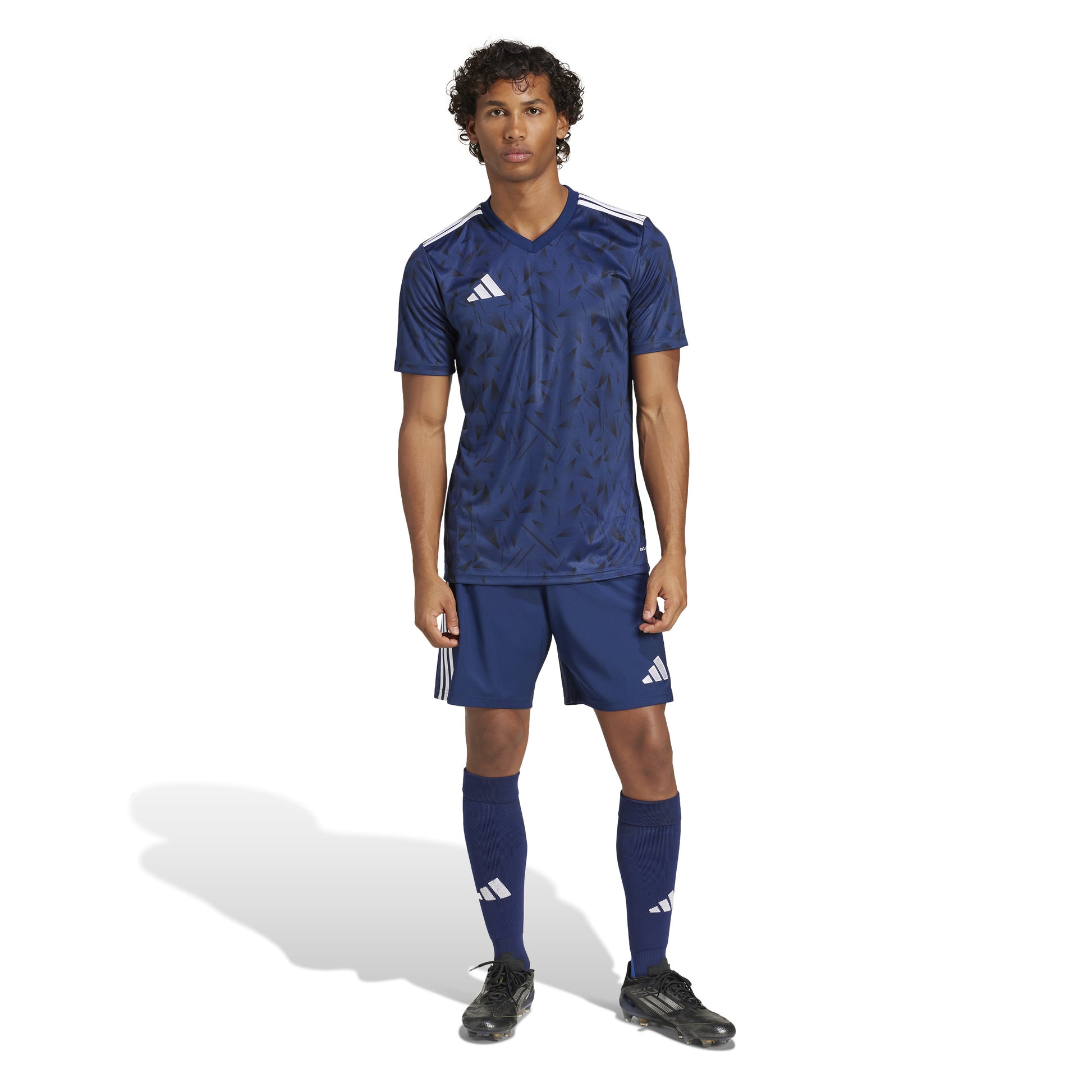 Adidas Team Icon 25 Slim SS Shirt Team Navy Blue 2/White