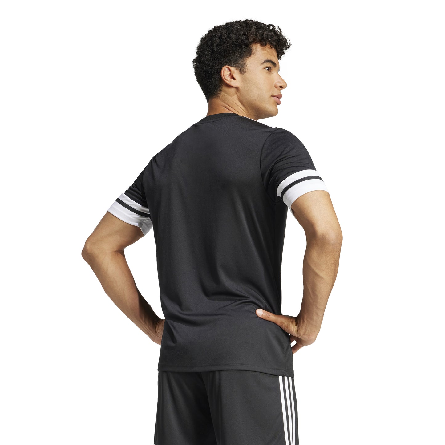 Adidas Squadra 25 Slim SS Shirt - Black/White