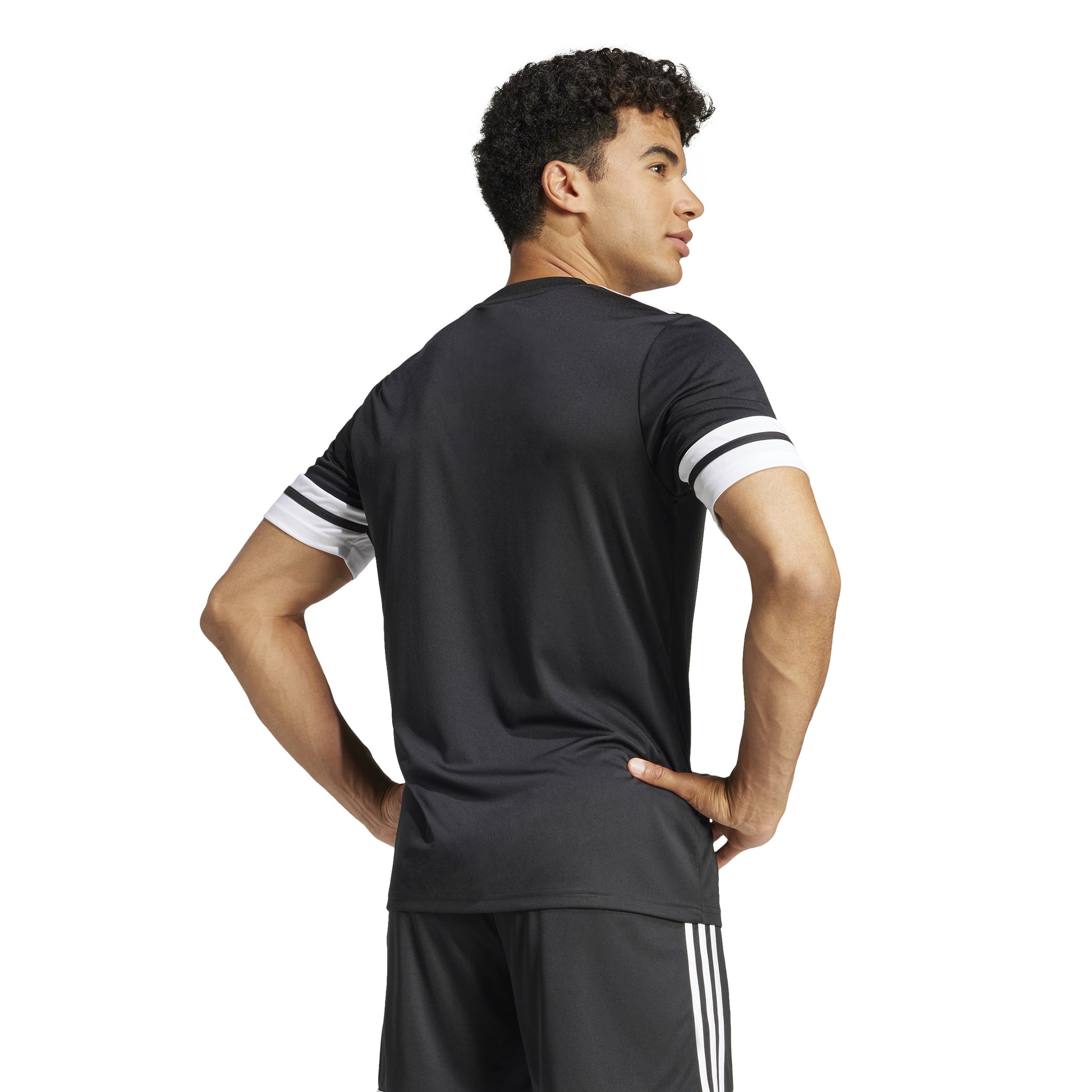 Adidas Squadra 25 Slim SS Shirt - Black/White