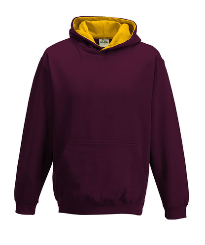 Just Hoods Kids Varsity Hoodie - JH03J